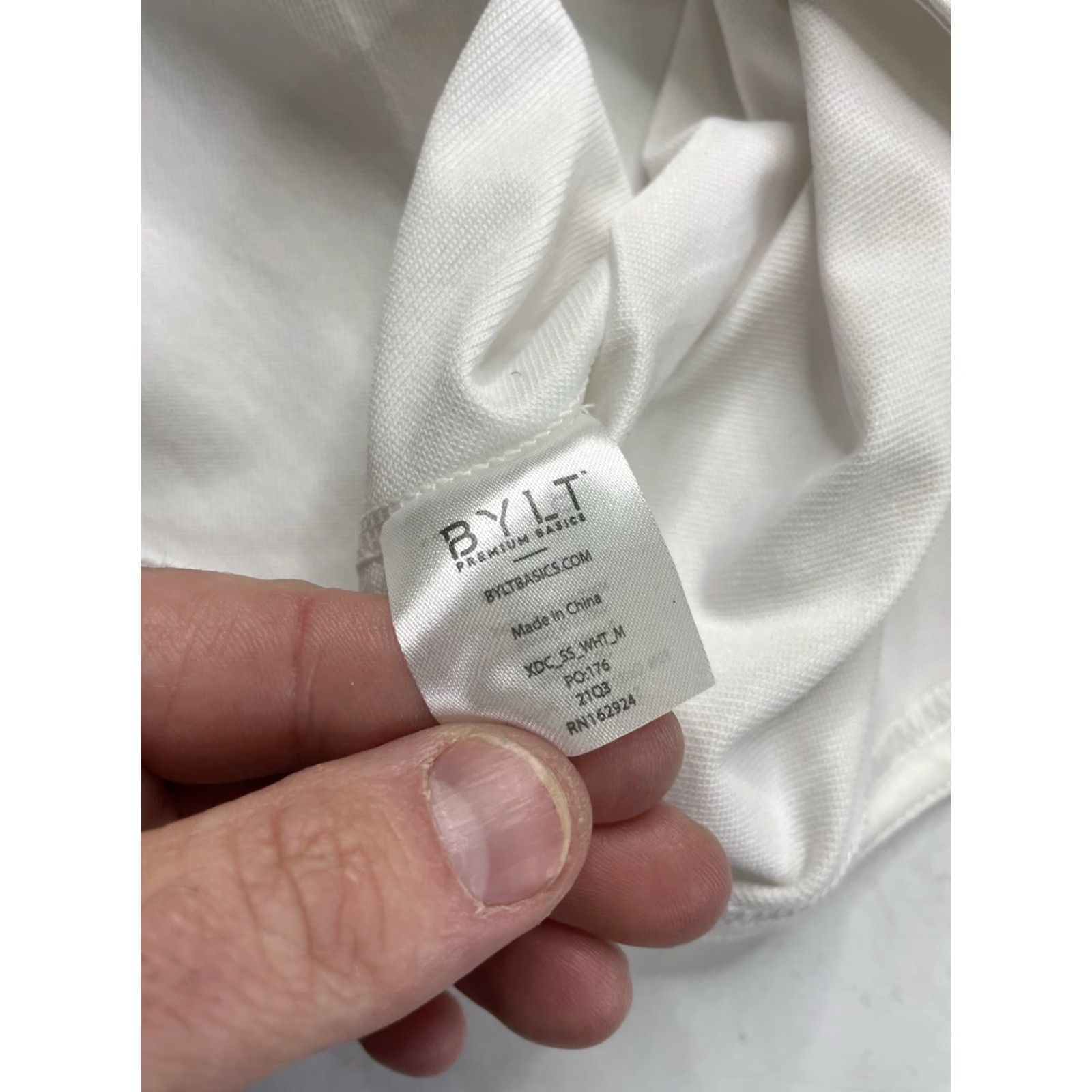 Asics BYLT T-Shirt Shirt Short Sleeve White Mens M bylt Premium Basics Drop Cut Lux Size US M / EU 48-50 / 2 - 8 Thumbnail
