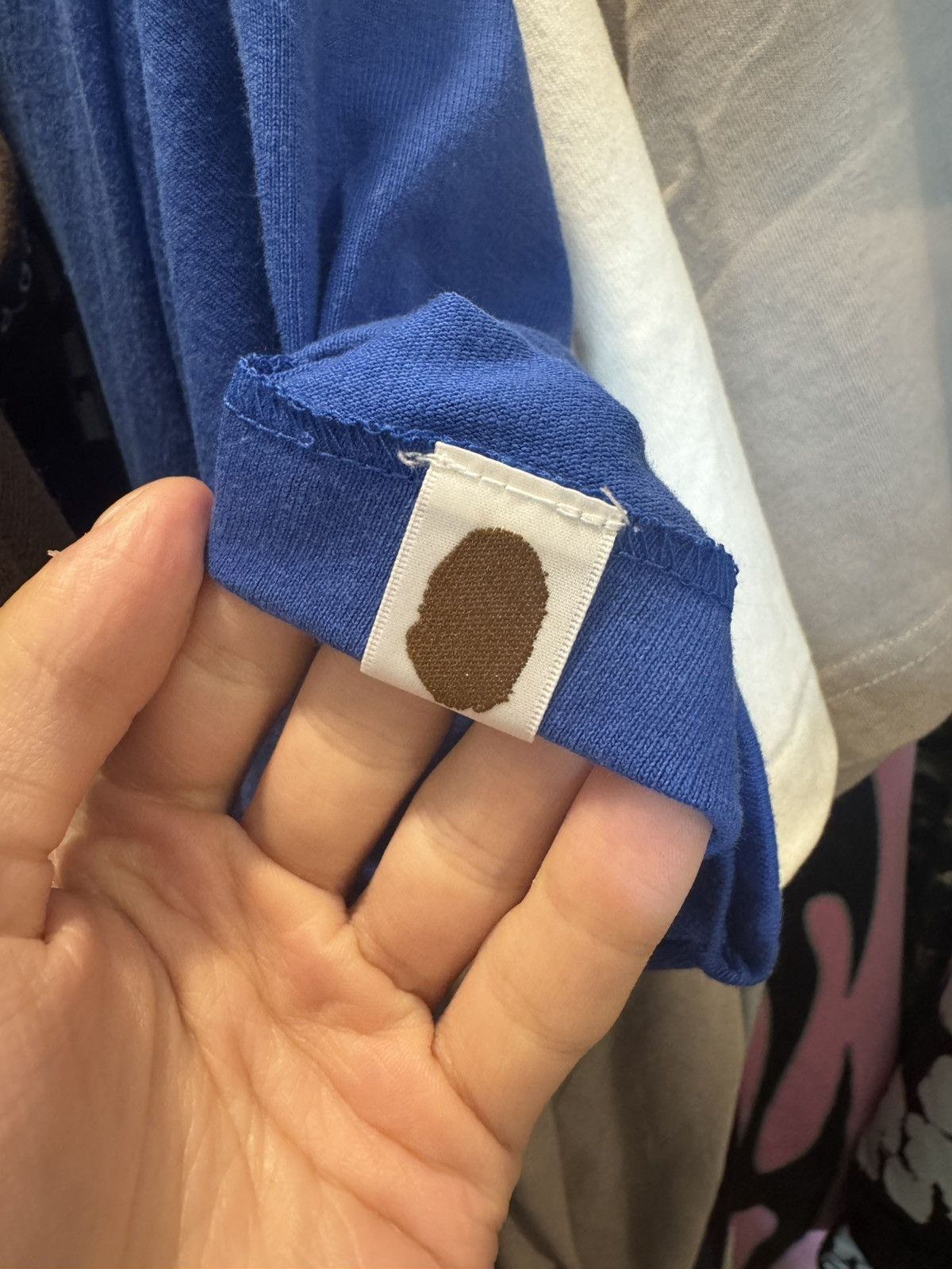Bape Bape College Tee Blue - Size Small Size US S / EU 44-46 / 1 - 13 Thumbnail