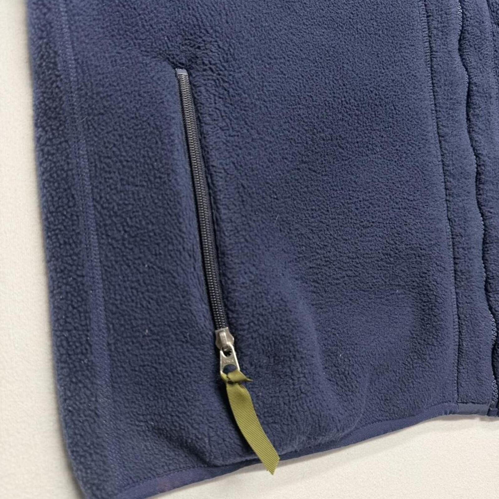 Patagonia VTG 90s Patagonia Synchilla navy blue fleece jacket full zip Size US XL / EU 56 / 4 - 5 Thumbnail