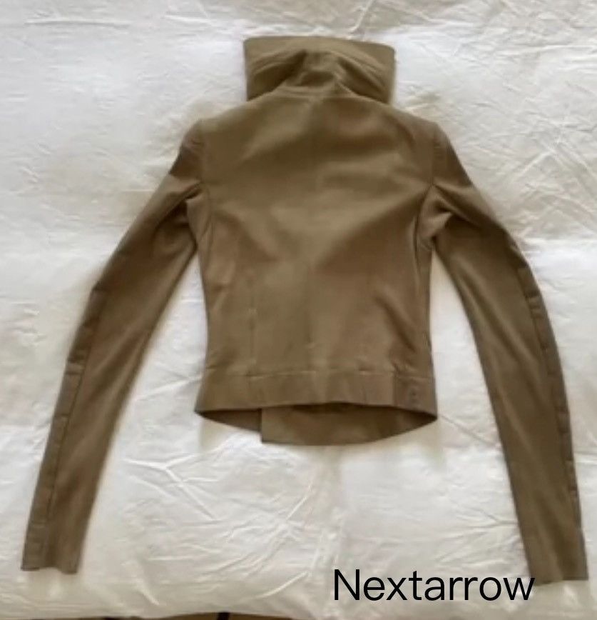 Rick Owens Rick Owens earth colored suede pioneer motorcycle jacket Size US XS / EU 42 / 0 - 2 Thumbnail