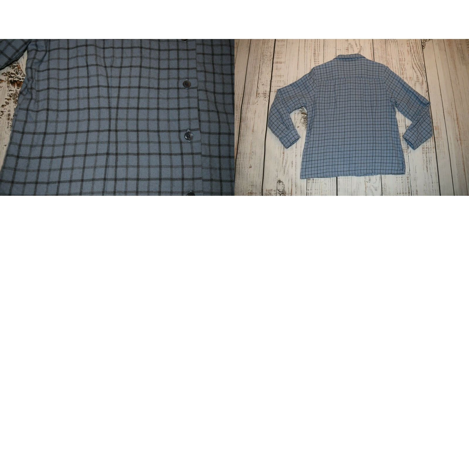Pendleton VINTAGE Pendleton Women's Wool Shirt - Light Blue, Size L, Long Sleeve Blouse, 100% Wool Size L / US 10 / IT 46 - 8 Thumbnail
