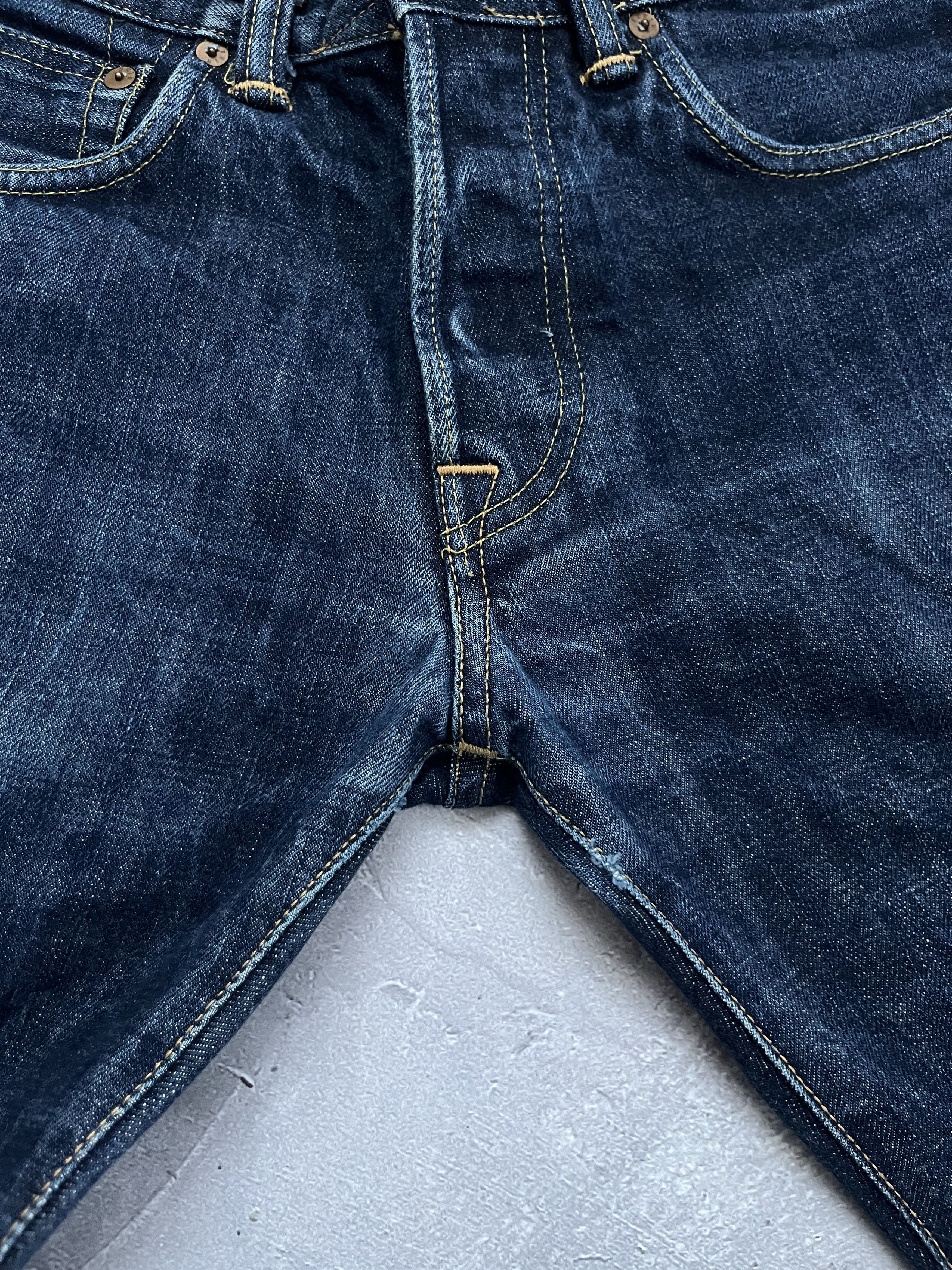 Edwin Vintage Edwin Selvedge Jeans Ed-71 Silm Fit Size 28x32 Blue Size US 28 / EU 44 - 7 Thumbnail