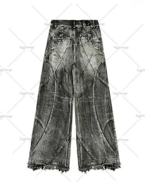 VIBE Jeans West Coast WorkWear Ripped Mopping Pants Size US 36 / EU 52 - 2 Thumbnail