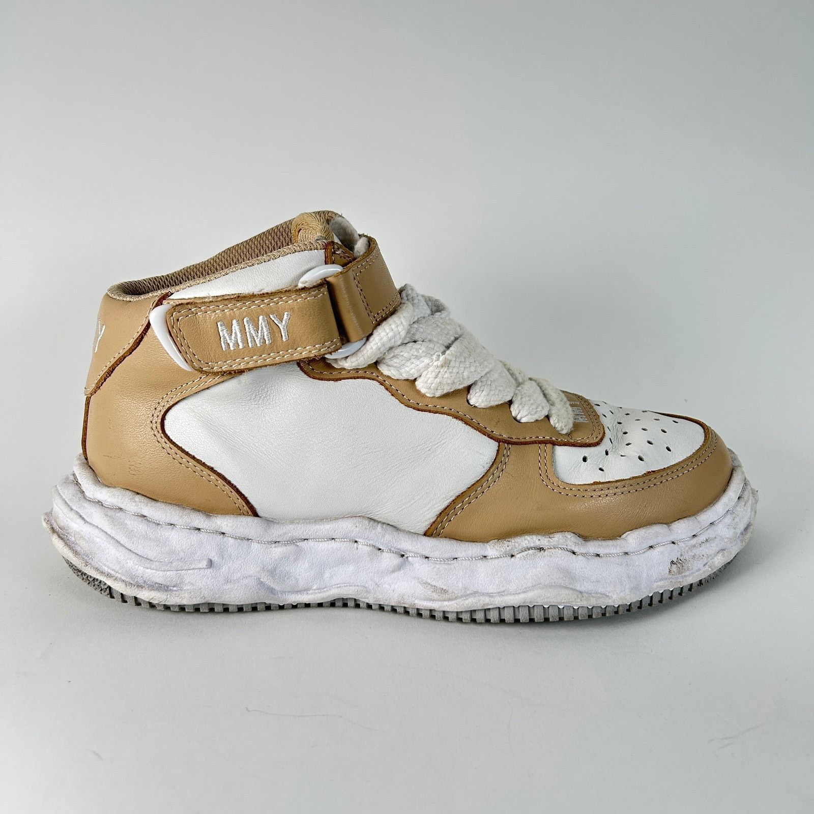 Mki Miyuki Zoku MMY Khaki/White High Tops Size 41 Size US 8 / EU 41 - 1 Thumbnail