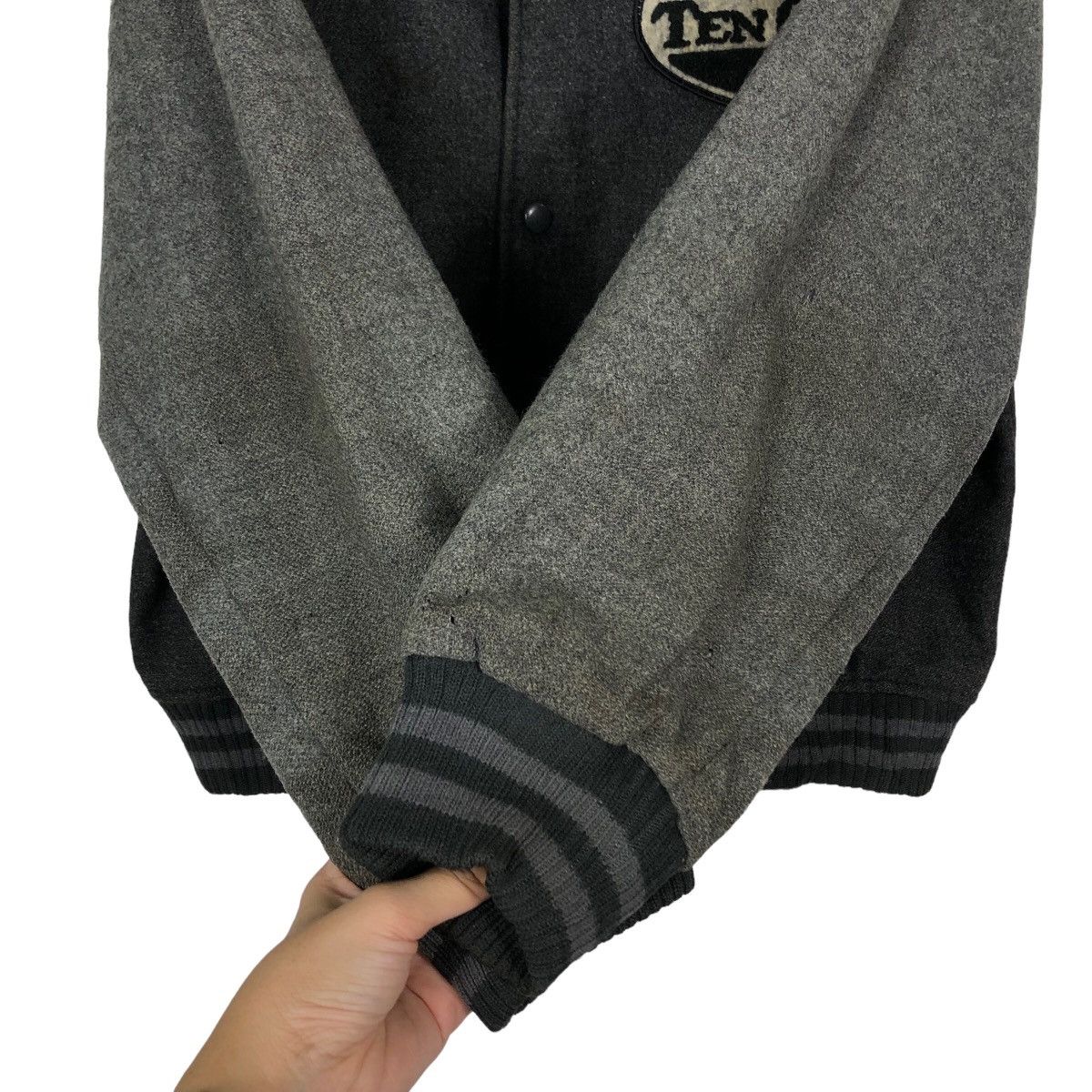 Japanese Brand Vtg Bomber Varsity Jacket Ten Carat Japan Made Issey Miyake Size US L / EU 52-54 / 3 - 12 Thumbnail
