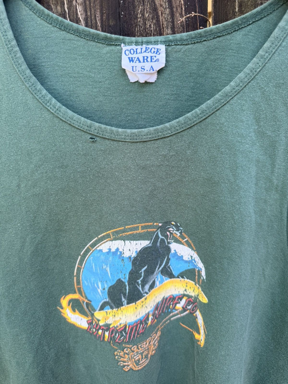 Vintage VTG Faded Extreme Surf Co Black Panther Tank Top Size XL Size US XL / EU 56 / 4 - 4 Thumbnail