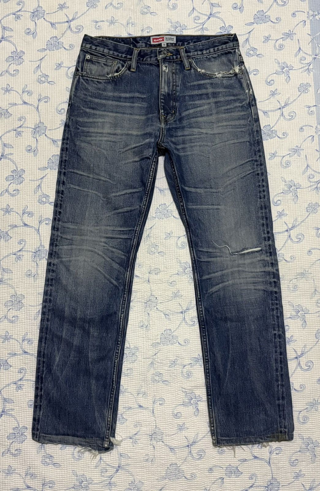 X-LARGE XLarge Streetwear Selvedge Distressed Denim Size US 32 / EU 48 - 1 Thumbnail