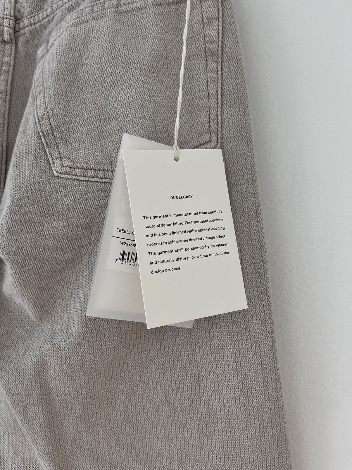 Our Legacy Our Legacy Beige Treble Cut Jeans Size 24" / US 00 / IT 34 - 7 Thumbnail
