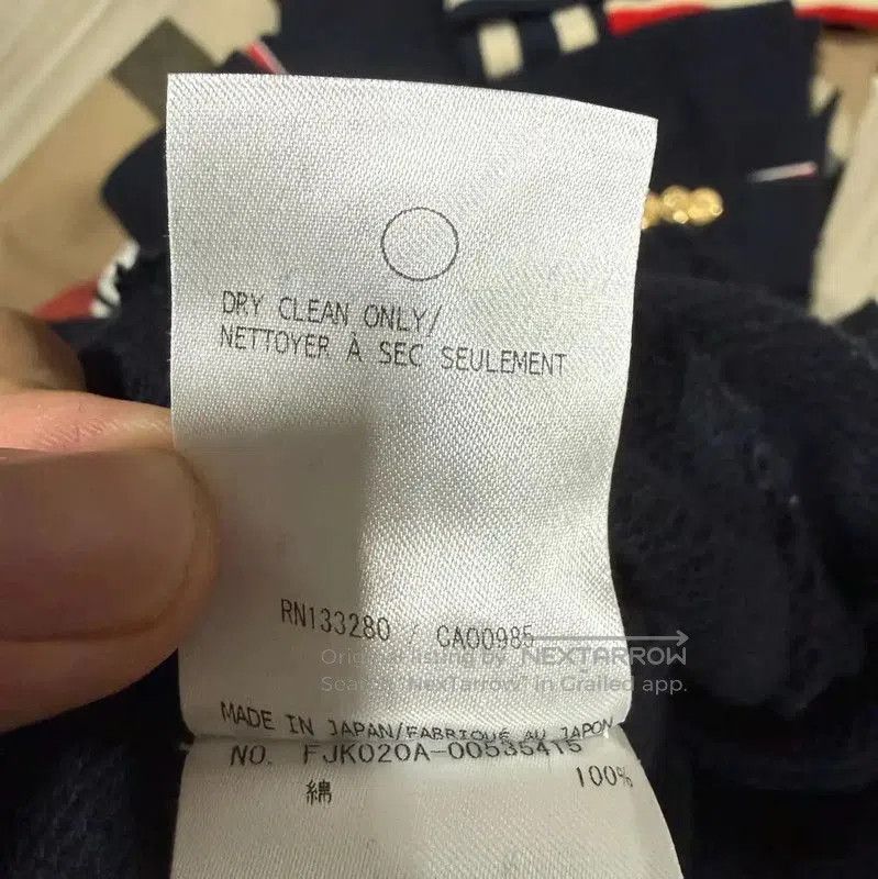 Thom Browne Thom Browne Blue Cotton Skirt for Women 0089. Size 26" / US 2 / IT 38 - 5 Thumbnail