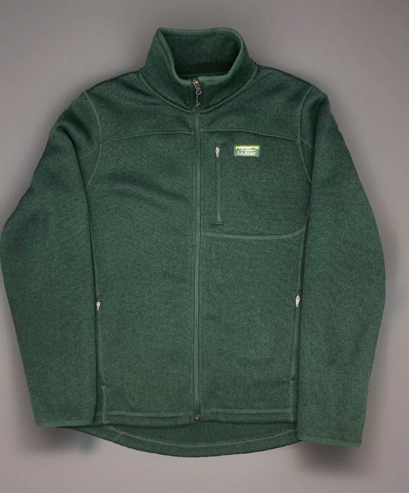 L.L. Bean L.L. Bean Forest Green Sweater Fleece Full-Zip Mens Size L Size US L / EU 52-54 / 3 - 1 Thumbnail