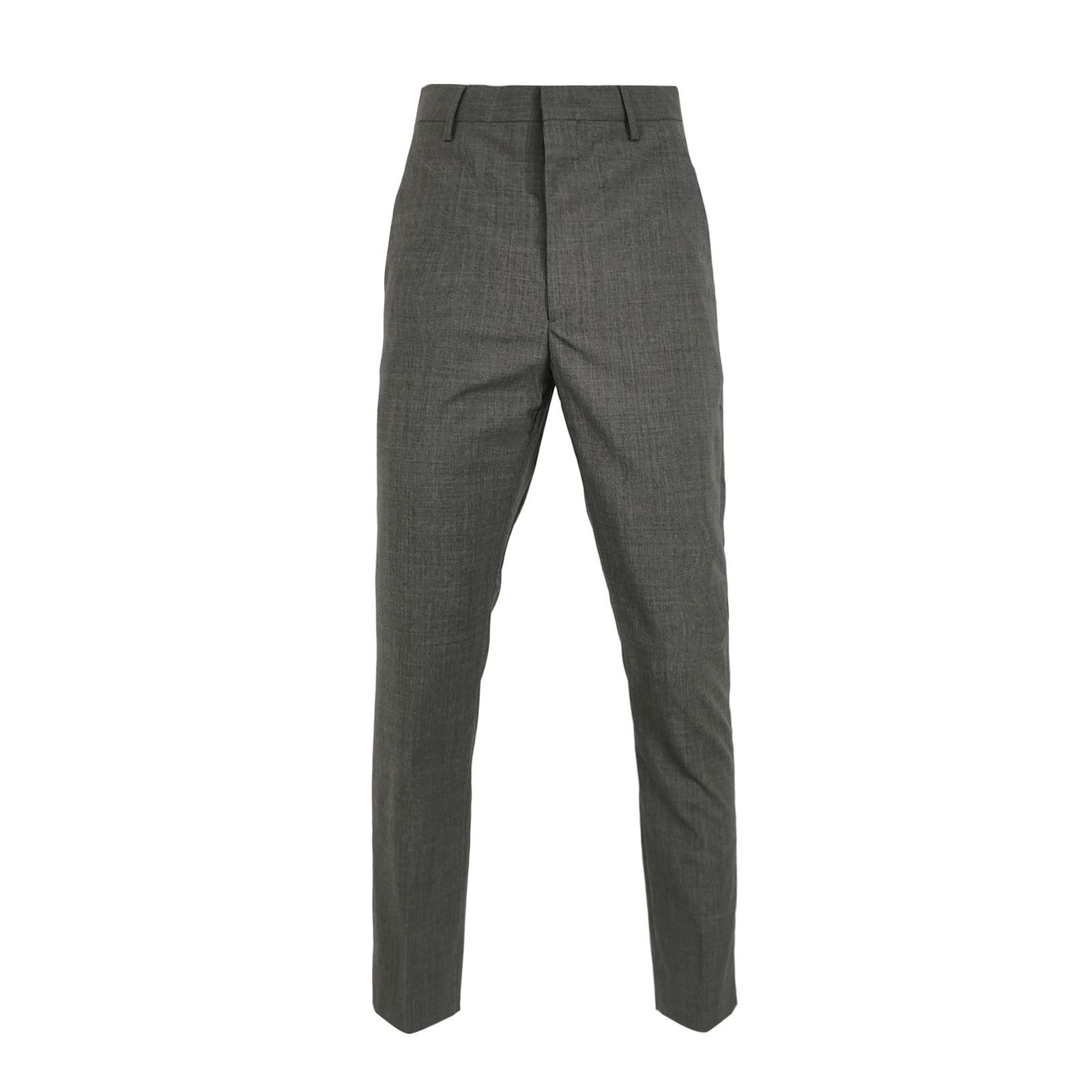 Prada Prada Gray Wool Trousers Size 28 Size US 28 / EU 44 - 1 Thumbnail