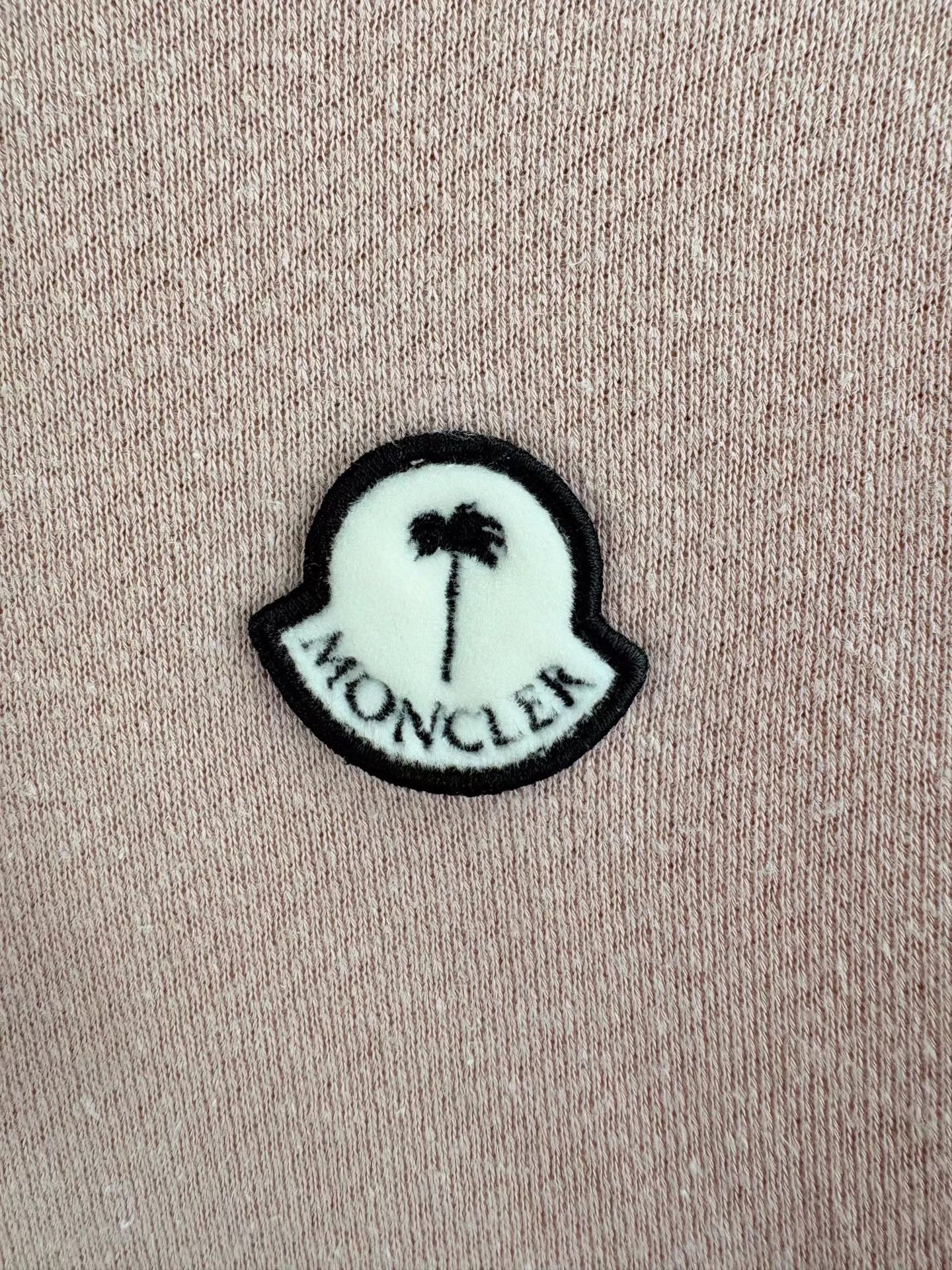 Moncler MONCLER × PALM ANGELS Pink Hoodie Size S / US 4 / IT 40 - 3 Thumbnail