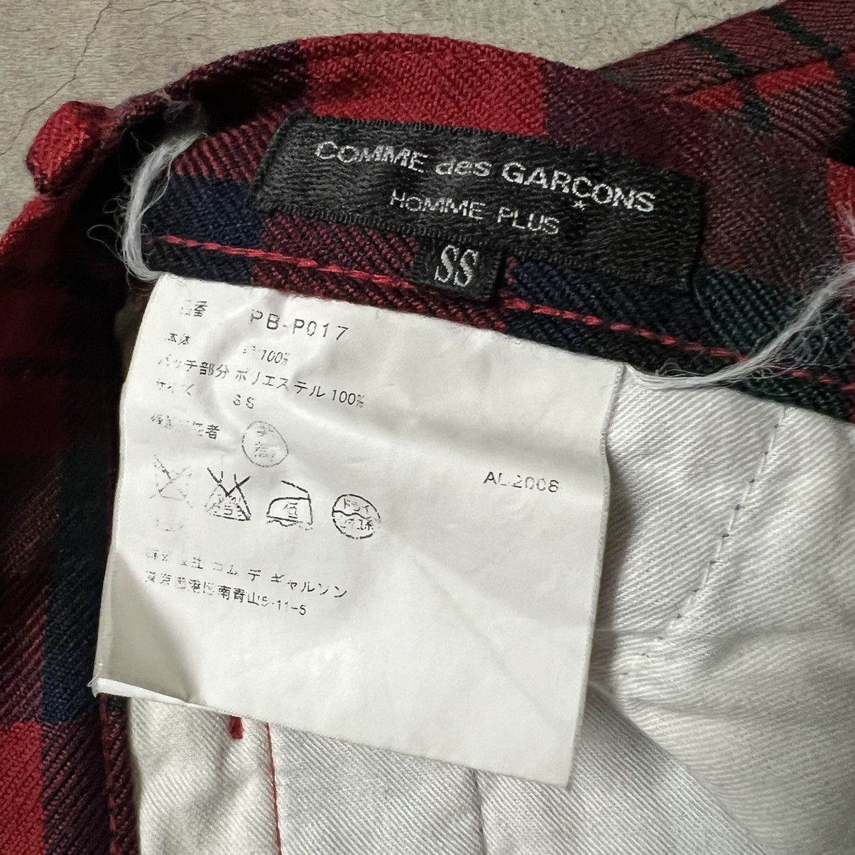 Comme des Garcons × Comme des Garcons Homme Plus × Designer Vintage Comme Des Garcon Homme Plus Plaid Trouser Pants Size US 31 - 14 Thumbnail