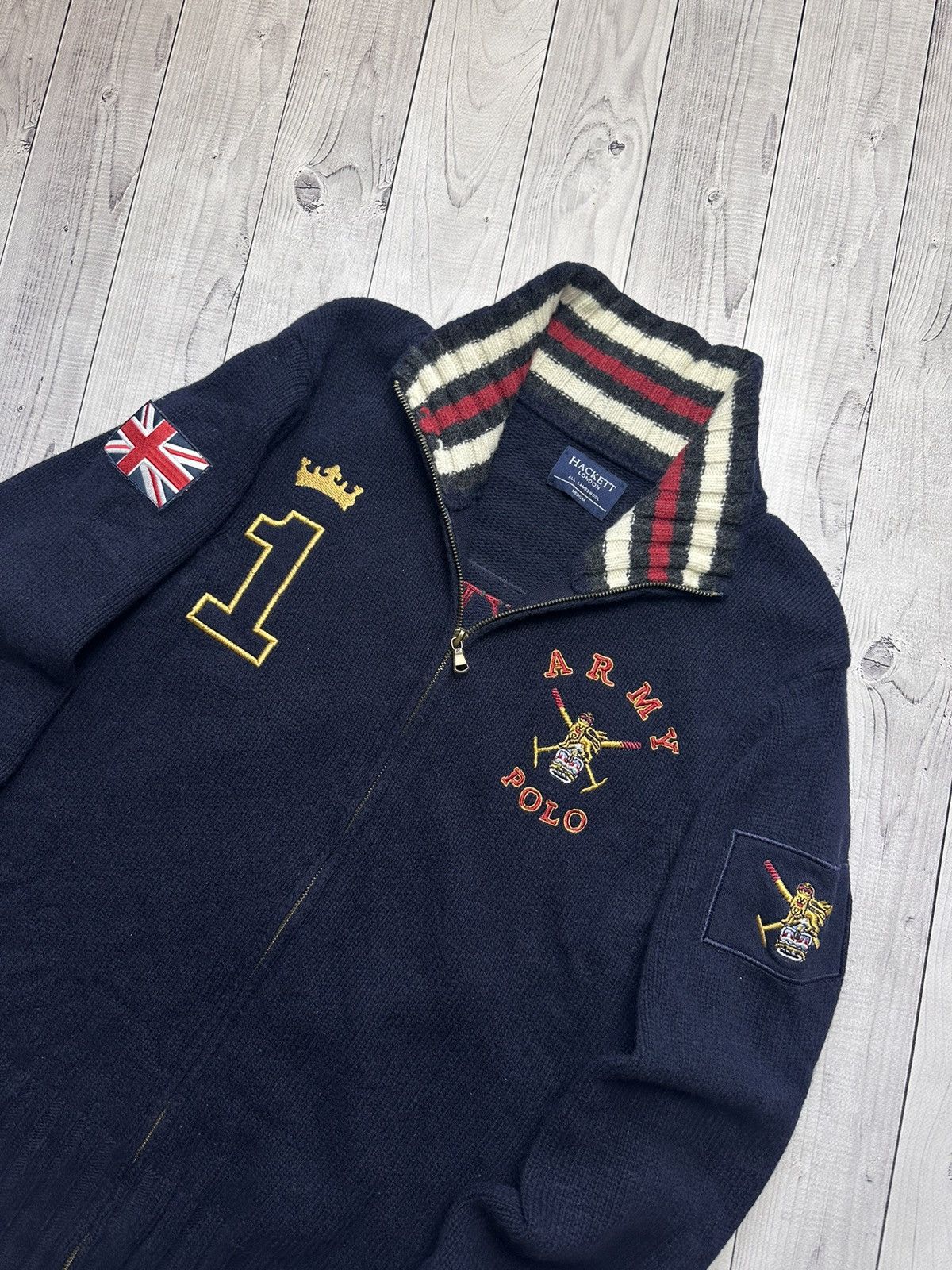 Hackett × Vintage Vintage Hackett racing jacket big logo size M rare Size US M / EU 48-50 / 2 - 3 Thumbnail
