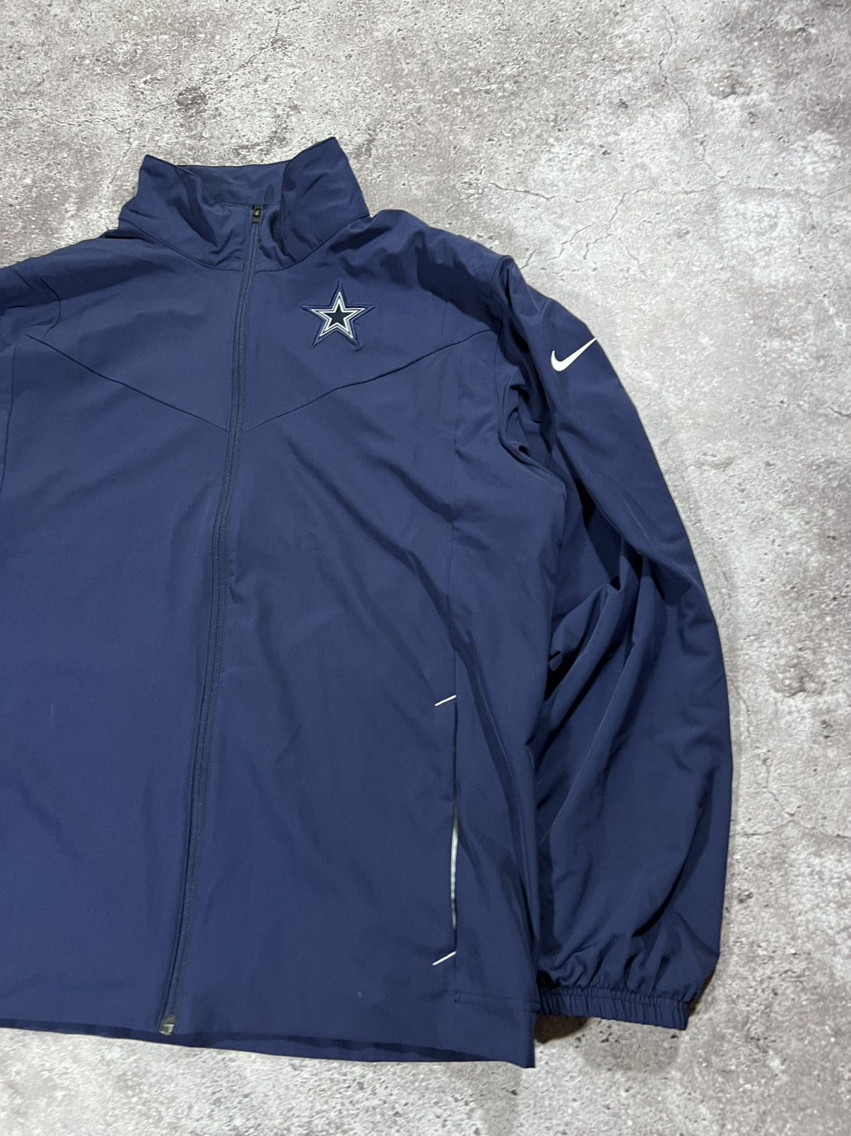 Nike Nike Dallas Cowboys Windbreaker Blue Size L-Xl Size US L / EU 52-54 / 3 - 3 Thumbnail