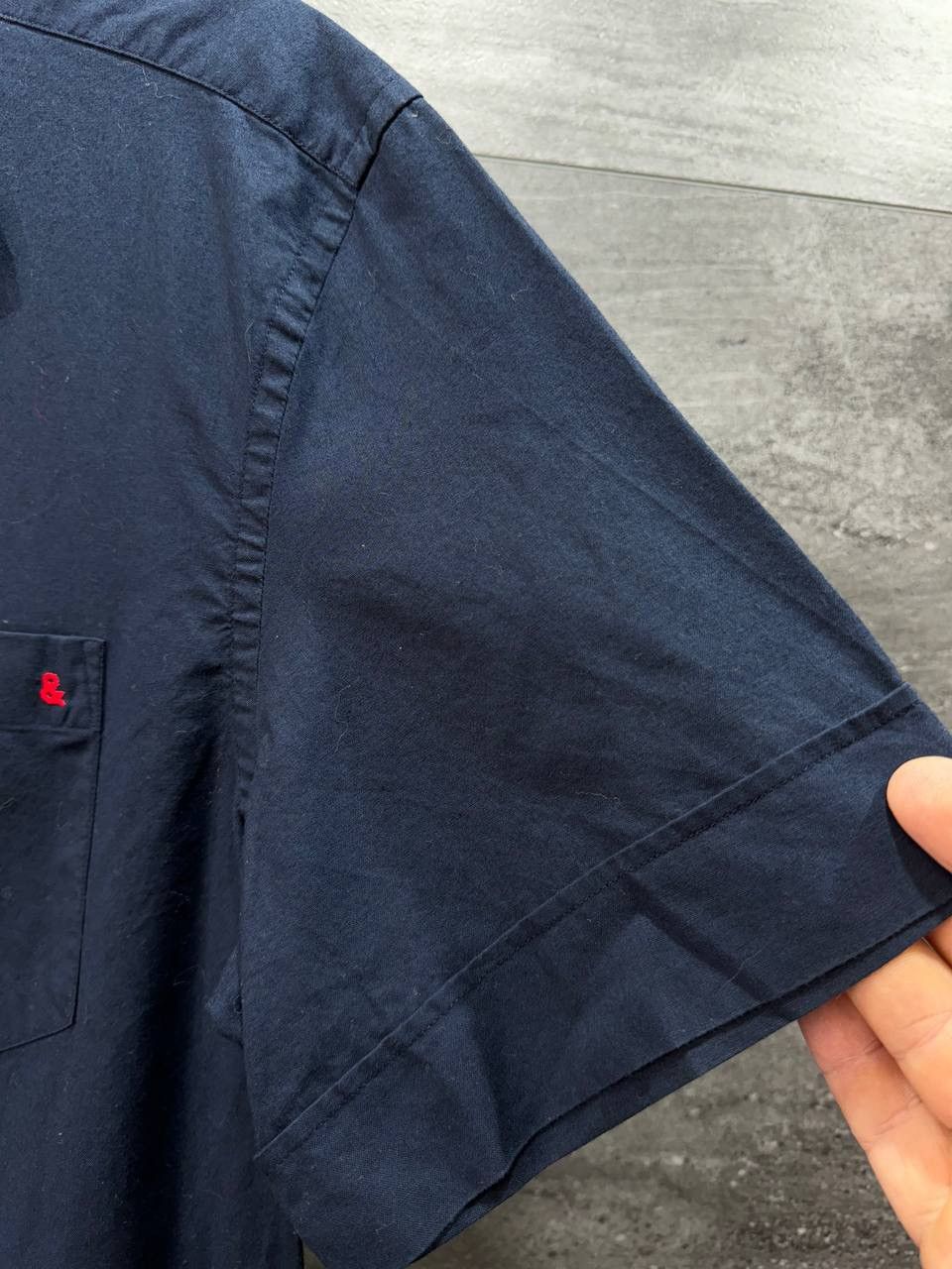 Dolce & Gabbana Vintage Dolce Gabbana Shirt Button Up Mens Luxury Navy Size US L / EU 52-54 / 3 - 4 Thumbnail