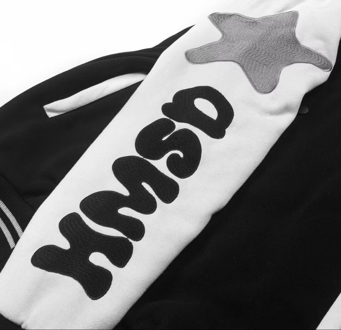 Other Wonder black varsity jacket streetwear Size US L / EU 52-54 / 3 - 5 Thumbnail