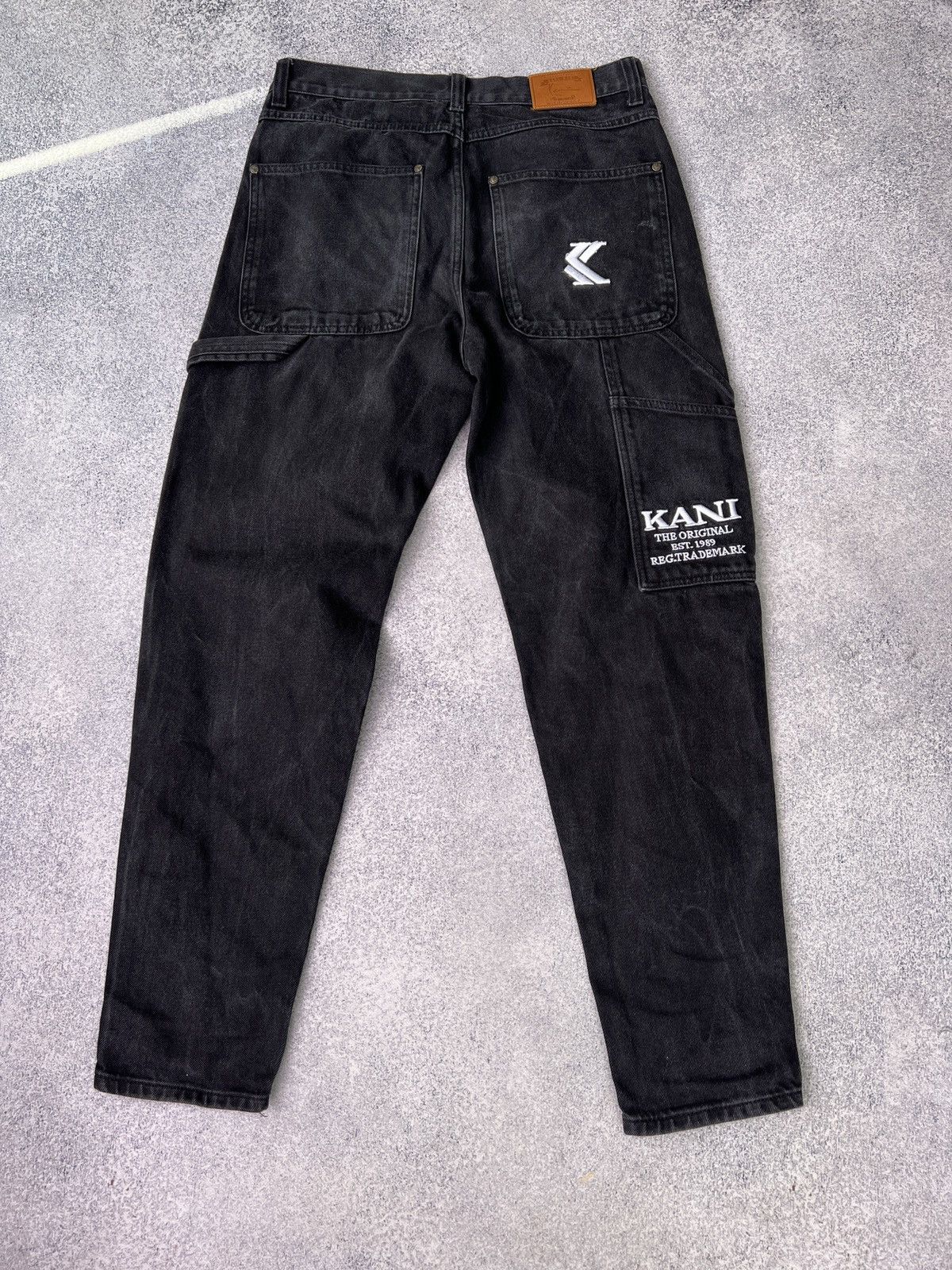 Karl Kani × Vintage Vintage Karl Kani rap black pants Size US 32 / EU 48 - 1 Thumbnail