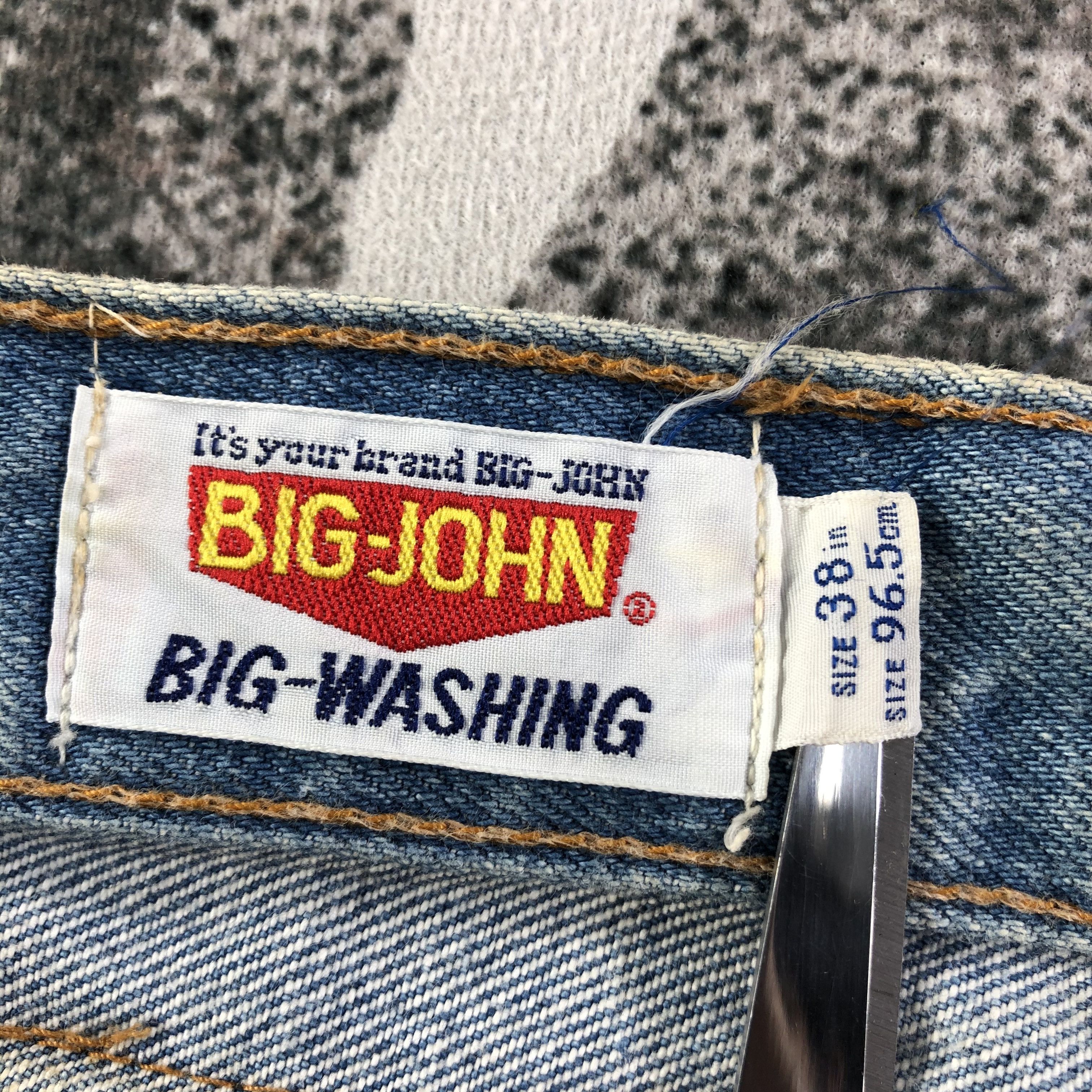 Big John Vintage Big John Jeans Dirty Wash Denim KJ1663 Size US 38 / EU 54 - 8 Thumbnail