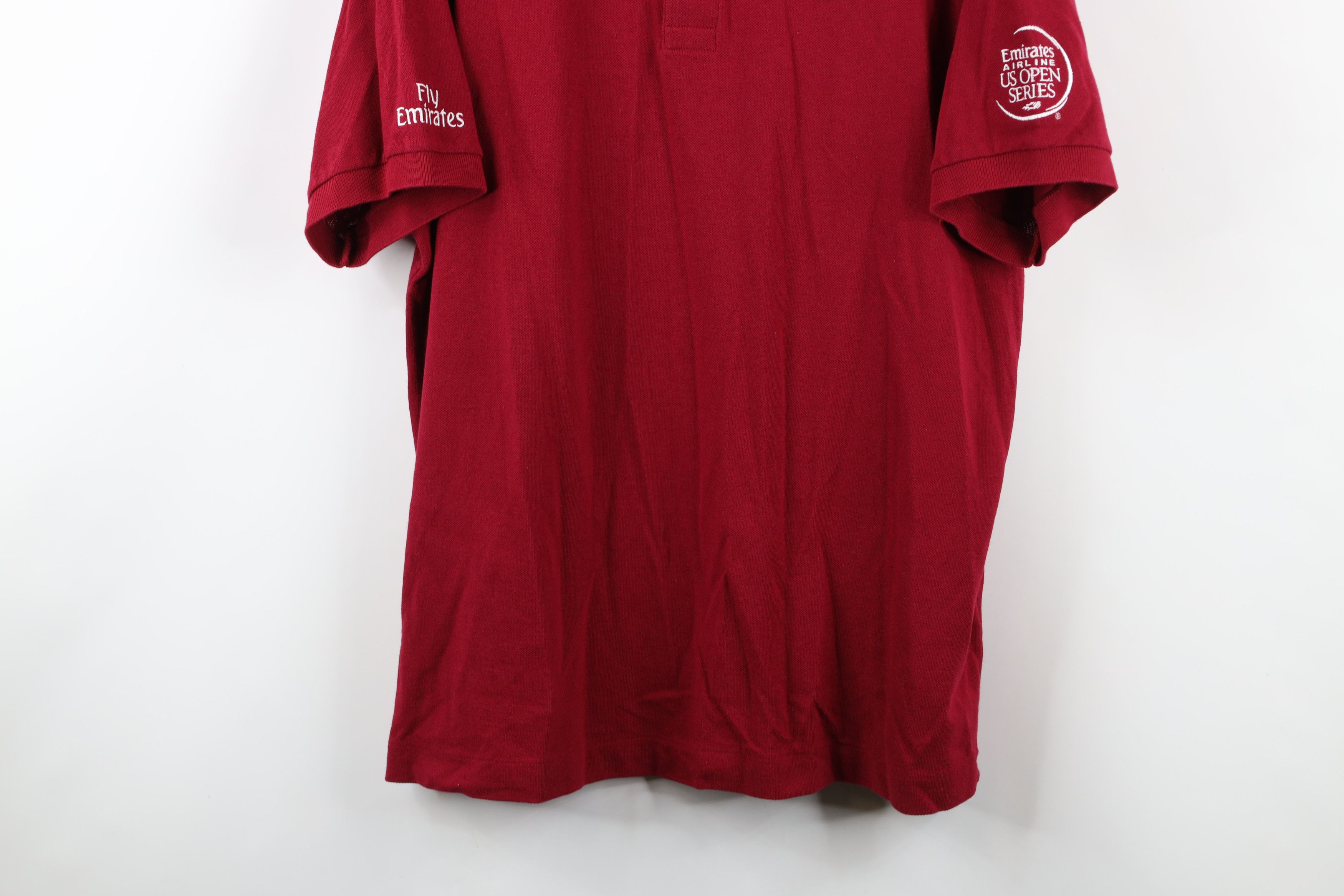 Lacoste × Vintage Lacoste Djokovic US Open Tennis Collared Polo Shirt Red Size US XXL / EU 58 / 5 - 3 Thumbnail