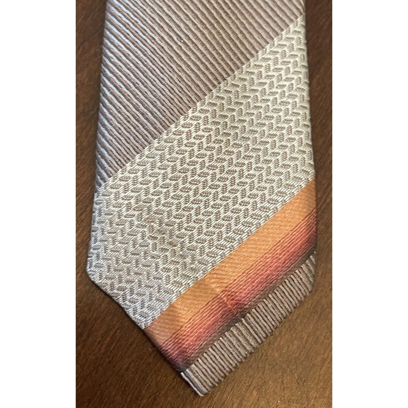 Kenneth Cole Kenneth Cole Reaction Orange Hand Made Imported Silk China Size ONE SIZE - 6 Thumbnail