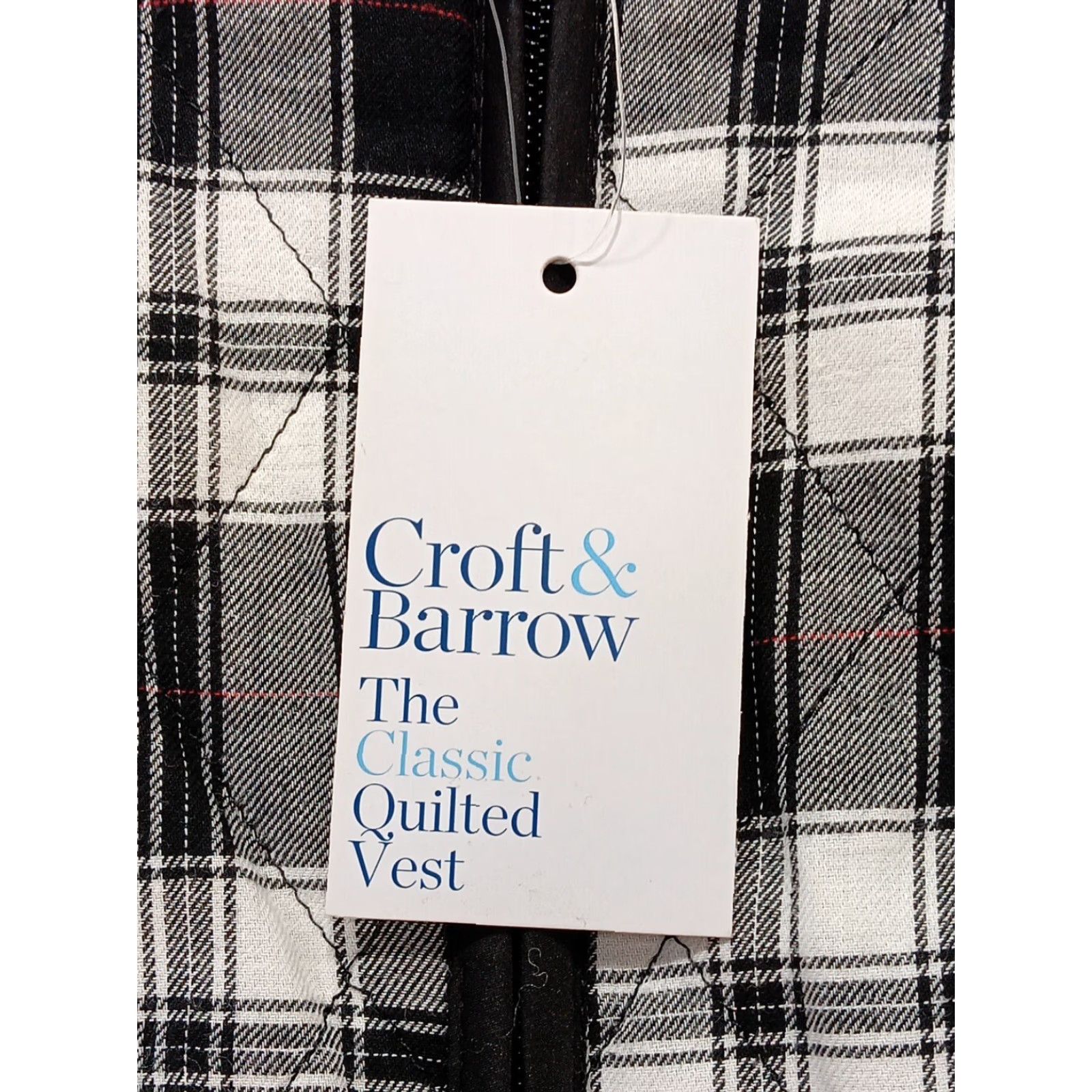 Croft & Barrow Croft & Barrow Women's Vest Quilted Reversible Multicolor Plaid Zip Hip XL NWT Lightweight Pockets Lined Polyester Polyester Size XL / US 12-14 / IT 48-50 - 3 Thumbnail
