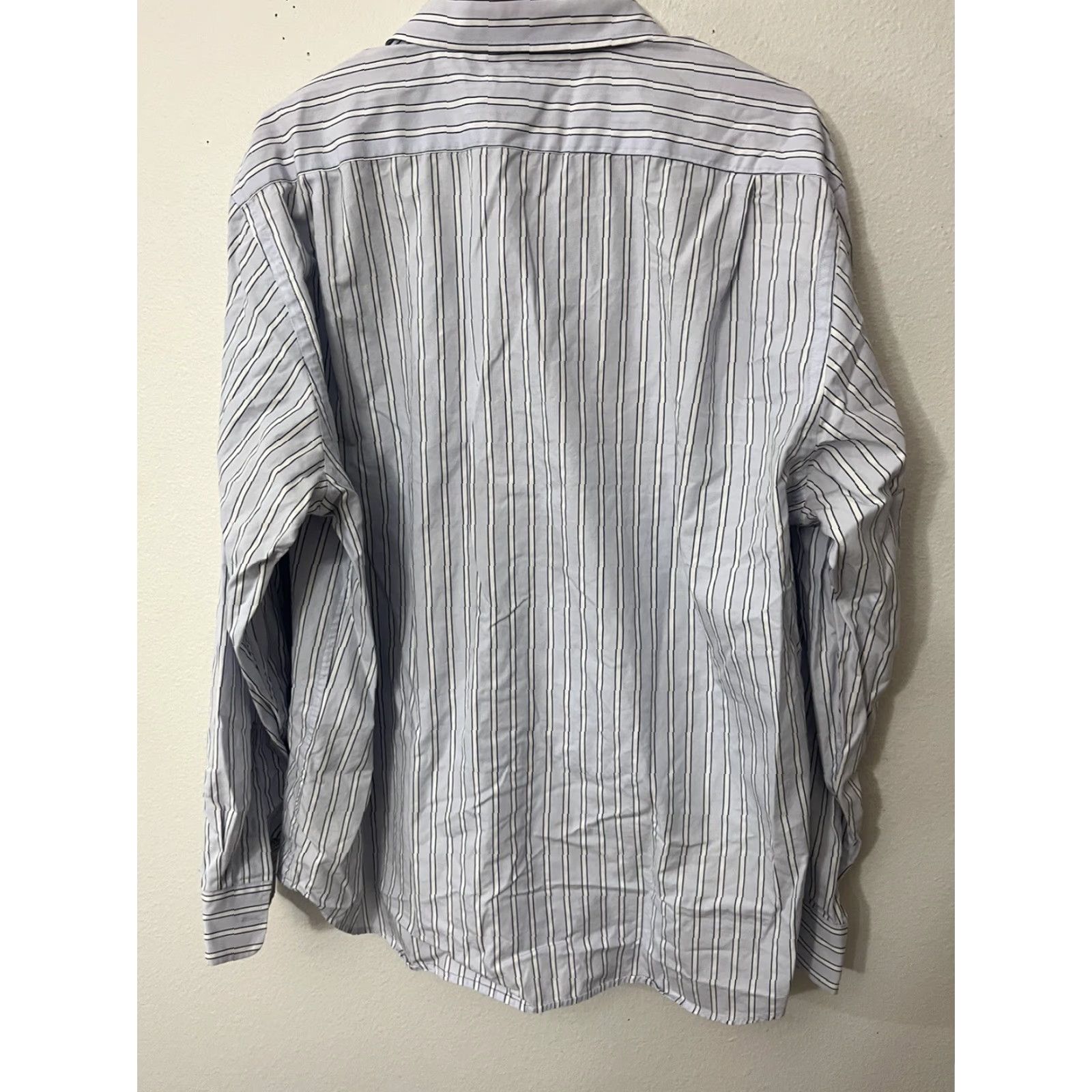 Gap Gap Shirt XL Blue Striped 100% Classic Cotton Fit Button-Down Long Sleeve Mens Size US XL / EU 56 / 4 - 2 Thumbnail