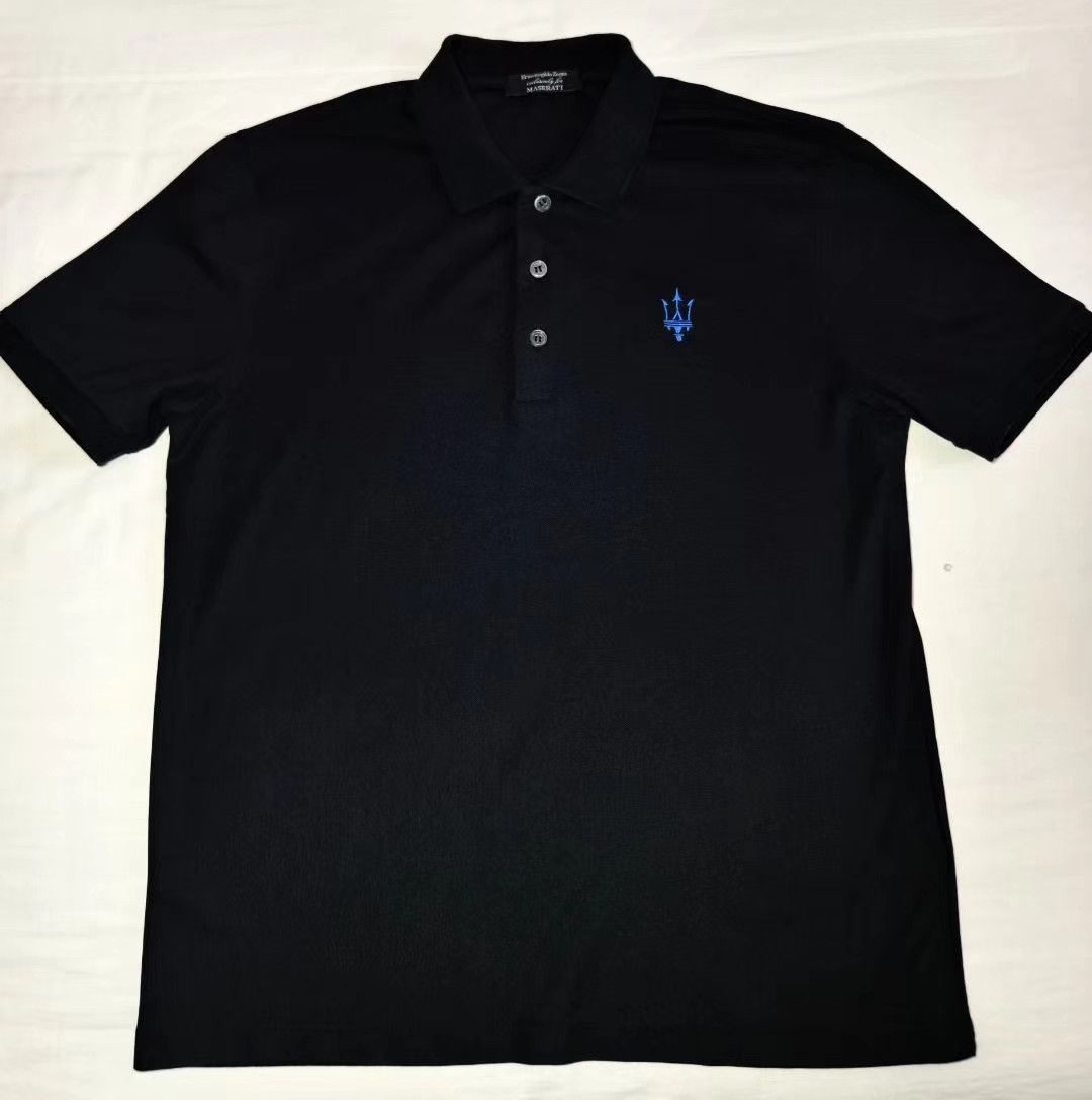 Ermenegildo Zegna Zegna x Maserati embroidered polo shirt Size US M / EU 48-50 / 2 - 1 Thumbnail
