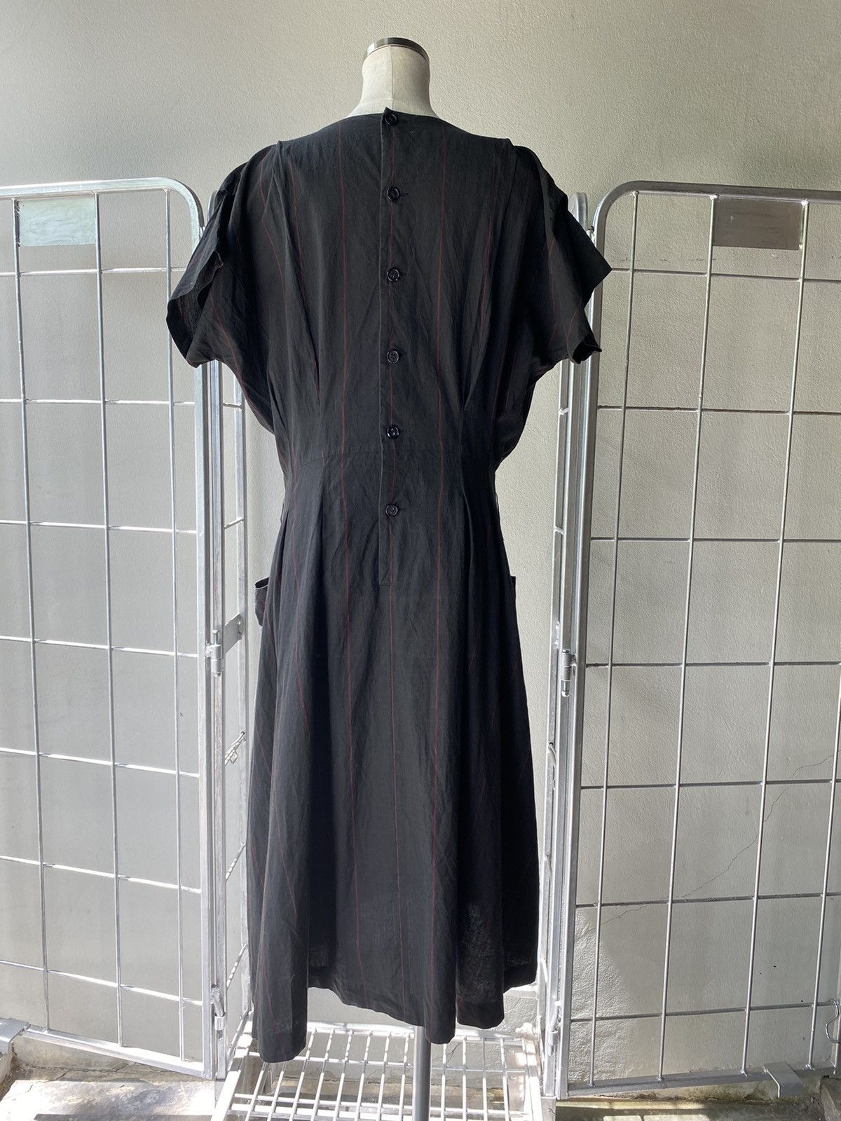 Y's × Yohji Yamamoto Y's Yohji Yamamoto Vintage Black Pocket Dress Size M / US 6-8 / IT 42-44 - 17 Thumbnail