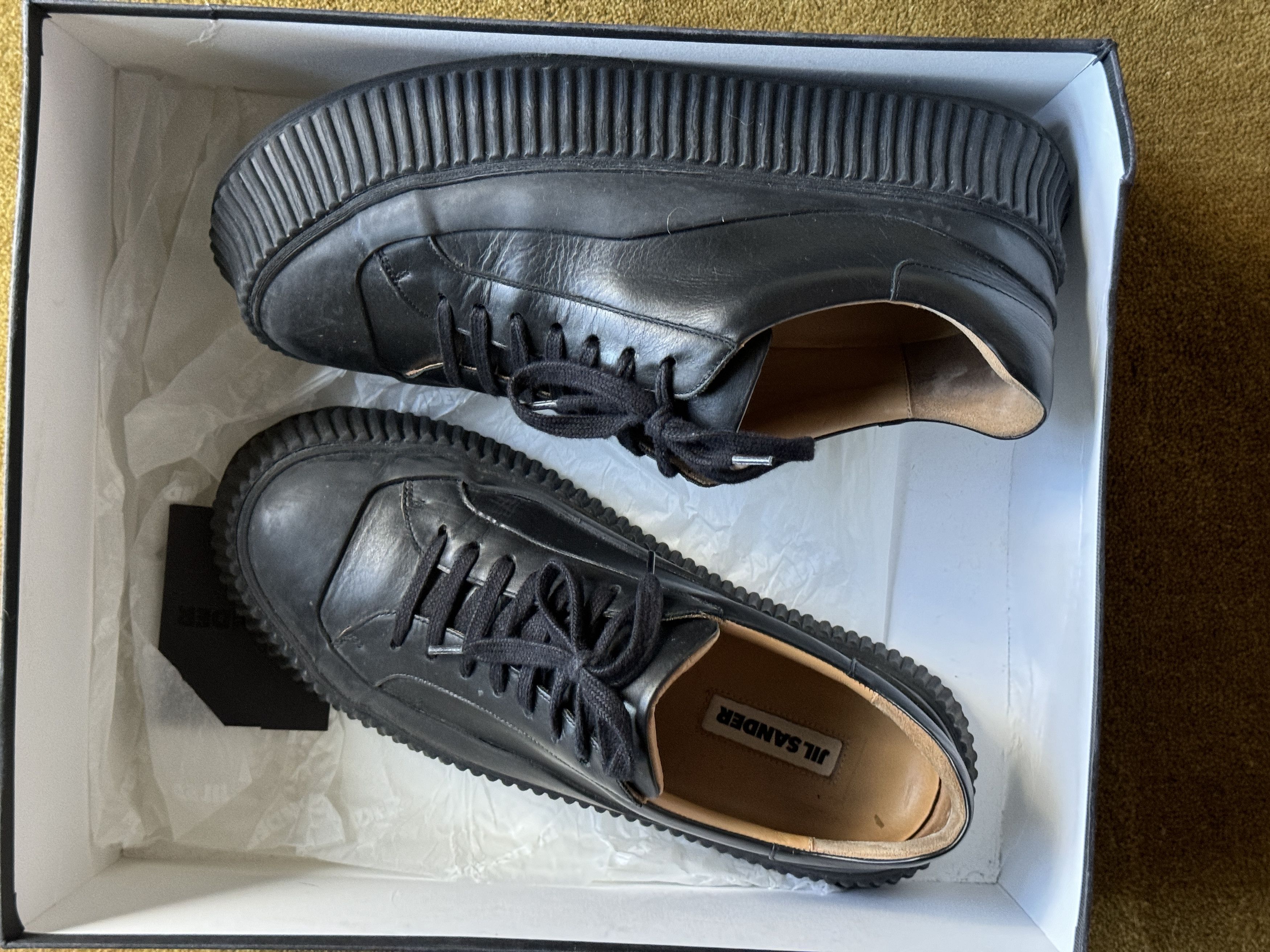 Jil Sander Jil Sander Black Mens Sneaker Size US 9 / EU 42 - 3 Thumbnail