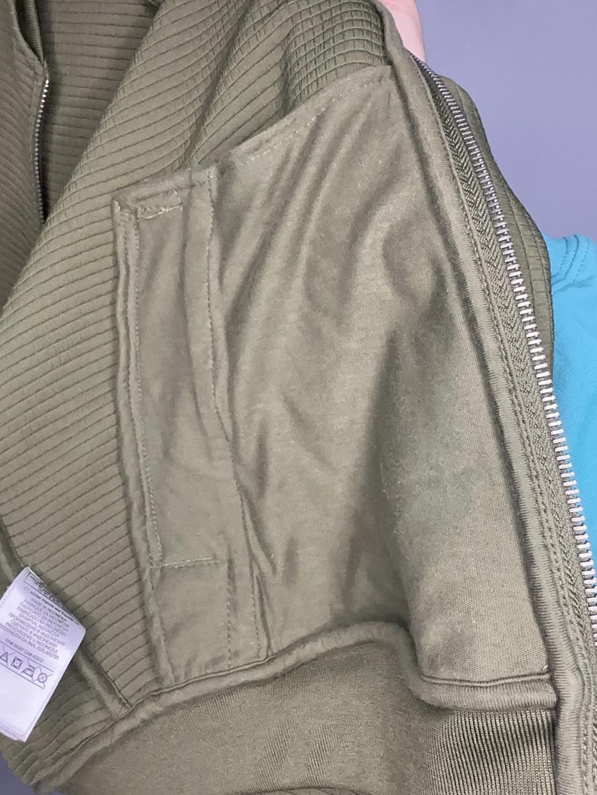 Adidas ADIDAS Forest Green Bomber Jacket - Sz. S w/ Rip To Pocket Size S / US 4 / IT 40 - 7 Thumbnail