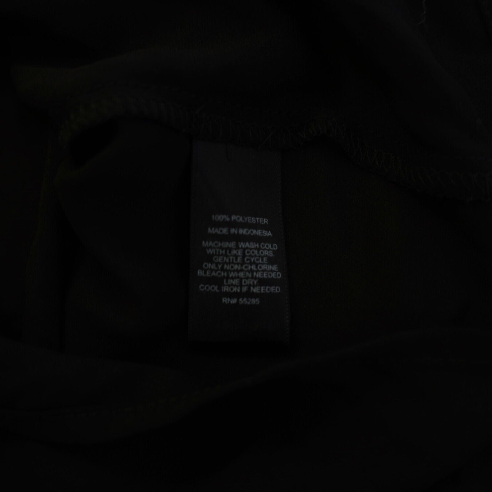 Express Express Black Ruffles Keyhole Long Sleeve Sheer XS Blouse / Size XS / US 0-2 / IT 36-38 - 8 Thumbnail