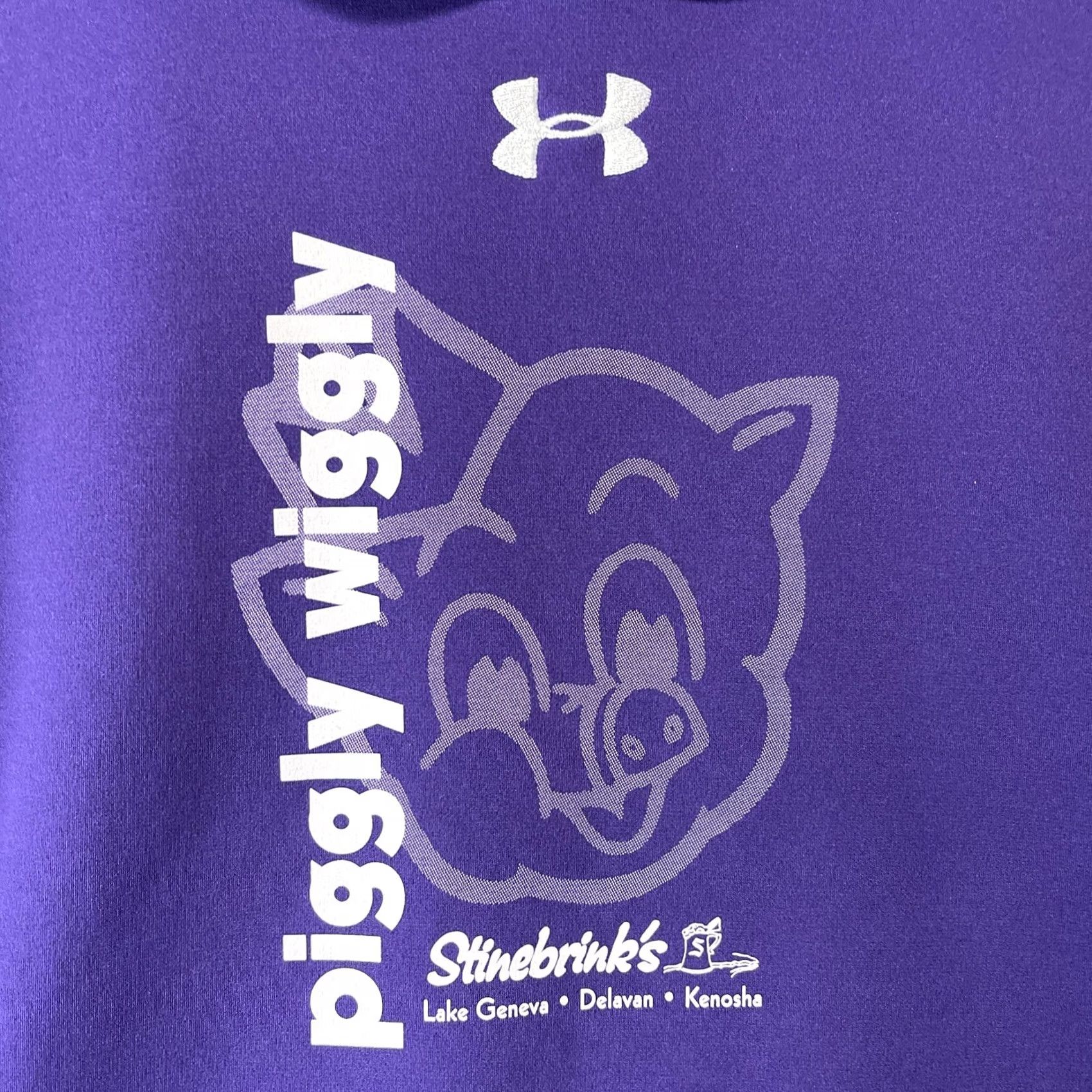 Under Armour Under Armour Grocery Store Hoodie Pullover Men 2XL Purple Graphic Print Hoodie Pullover Size US XXL / EU 58 / 5 - 4 Thumbnail