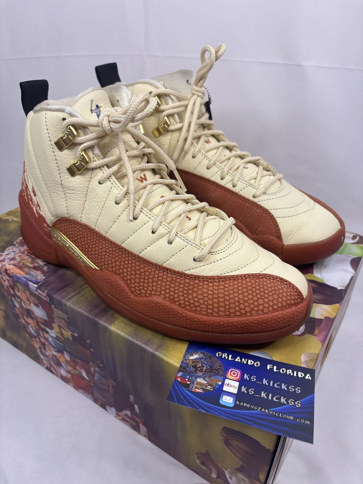 Nike Size 9 - Eastside Golf x Air Jordan 12 Retro Out the Mud Size US 9 / EU 42 - 1 Thumbnail
