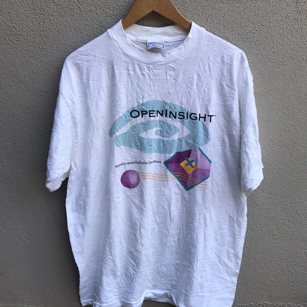 Vintage Vintage 90s OPENINSIGHT software tee microsoft Size US XL / EU 56 / 4 - 2 Thumbnail