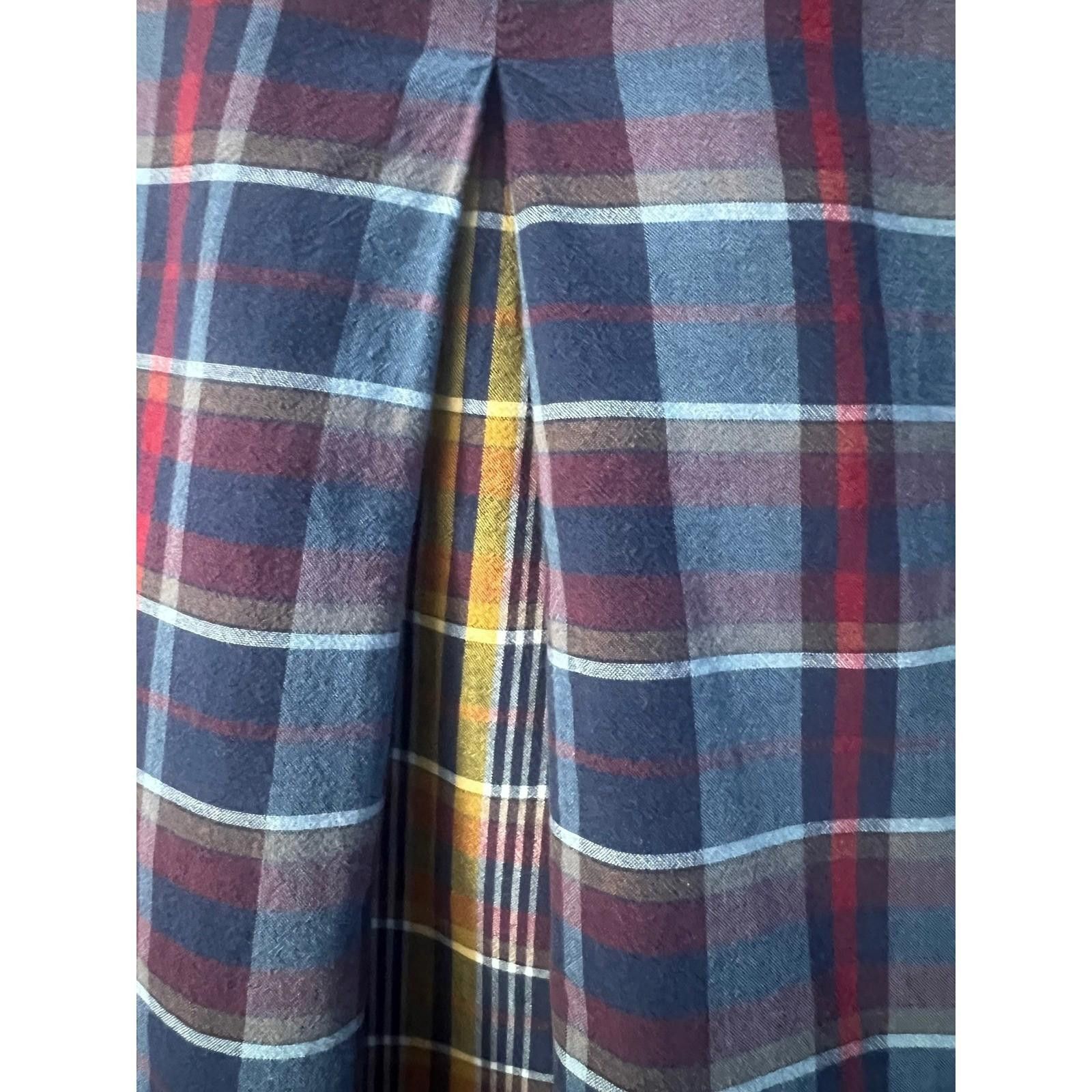 Madewell Madewell Plaid Sleeveless Top Frayed Hem Button Down XXS Size XXS / US 00 / IT 34 - 5 Thumbnail