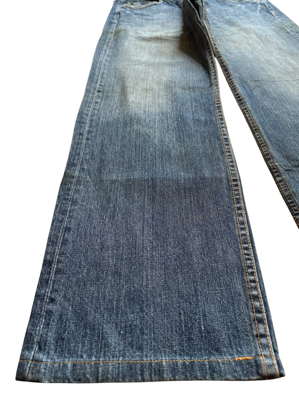 Japanese Brand Vintage Japanese Brand Sugoi Koi Fish Embroidered Baggy Jean Size US 32 / EU 48 - 6 Thumbnail