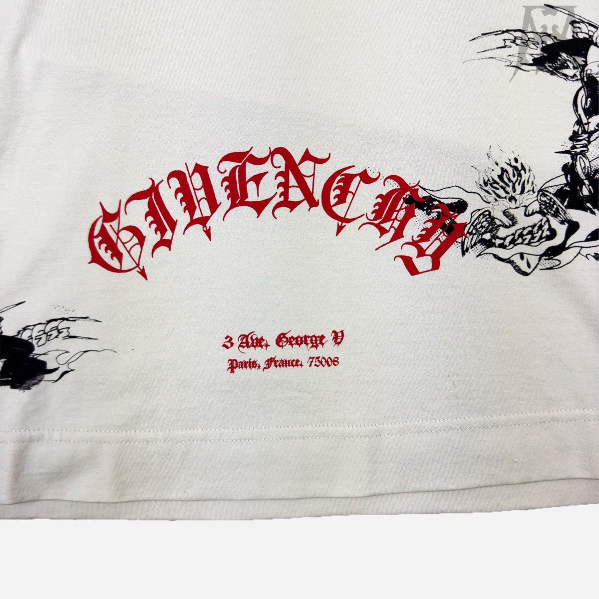 Givenchy Givenchy Gothic Oversized Jersey Hoodie Size US S / EU 44-46 / 1 - 7 Thumbnail