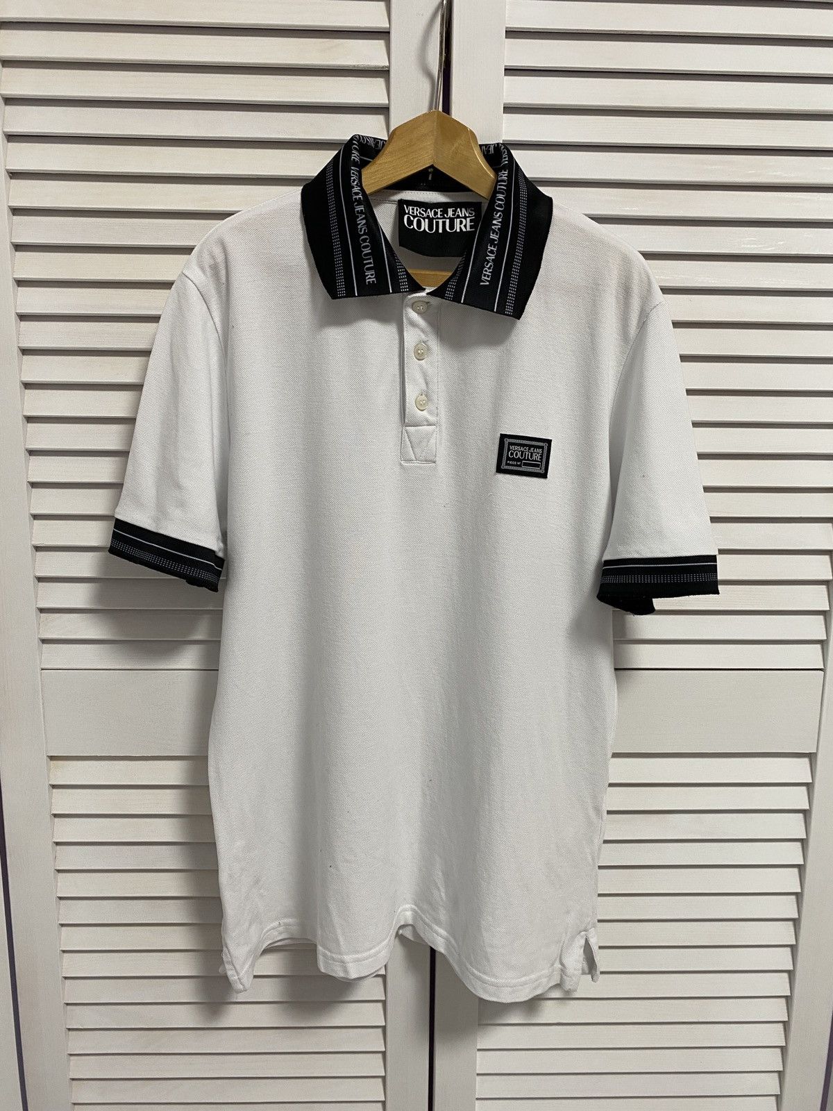 Polo Shirt Versace Luxury Business Logo Couture