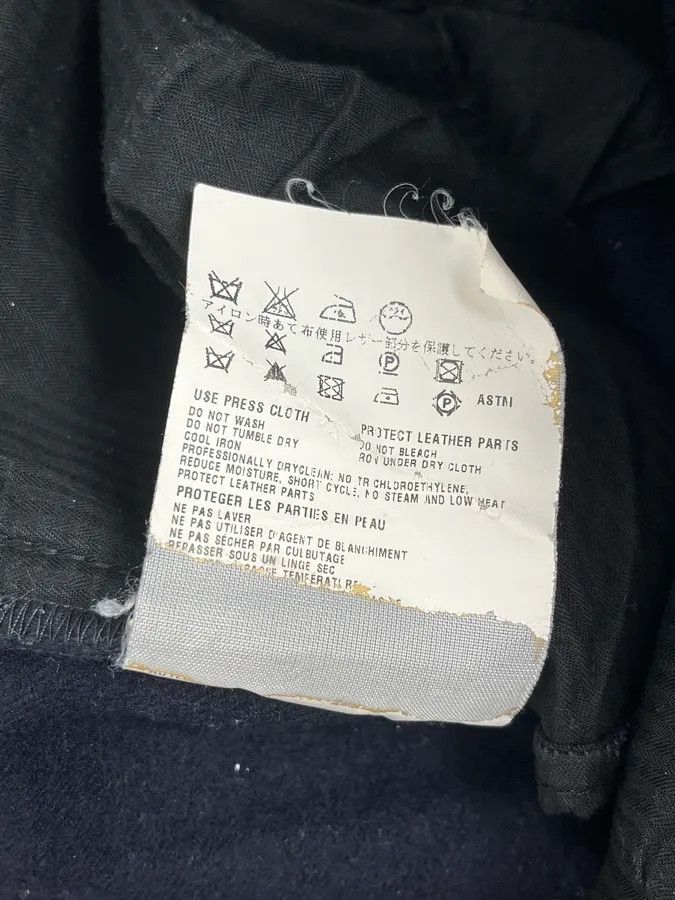 Prada 2000s Prada Navy Wool Minimalist Pants Size US 34 / EU 50 - 12 Thumbnail