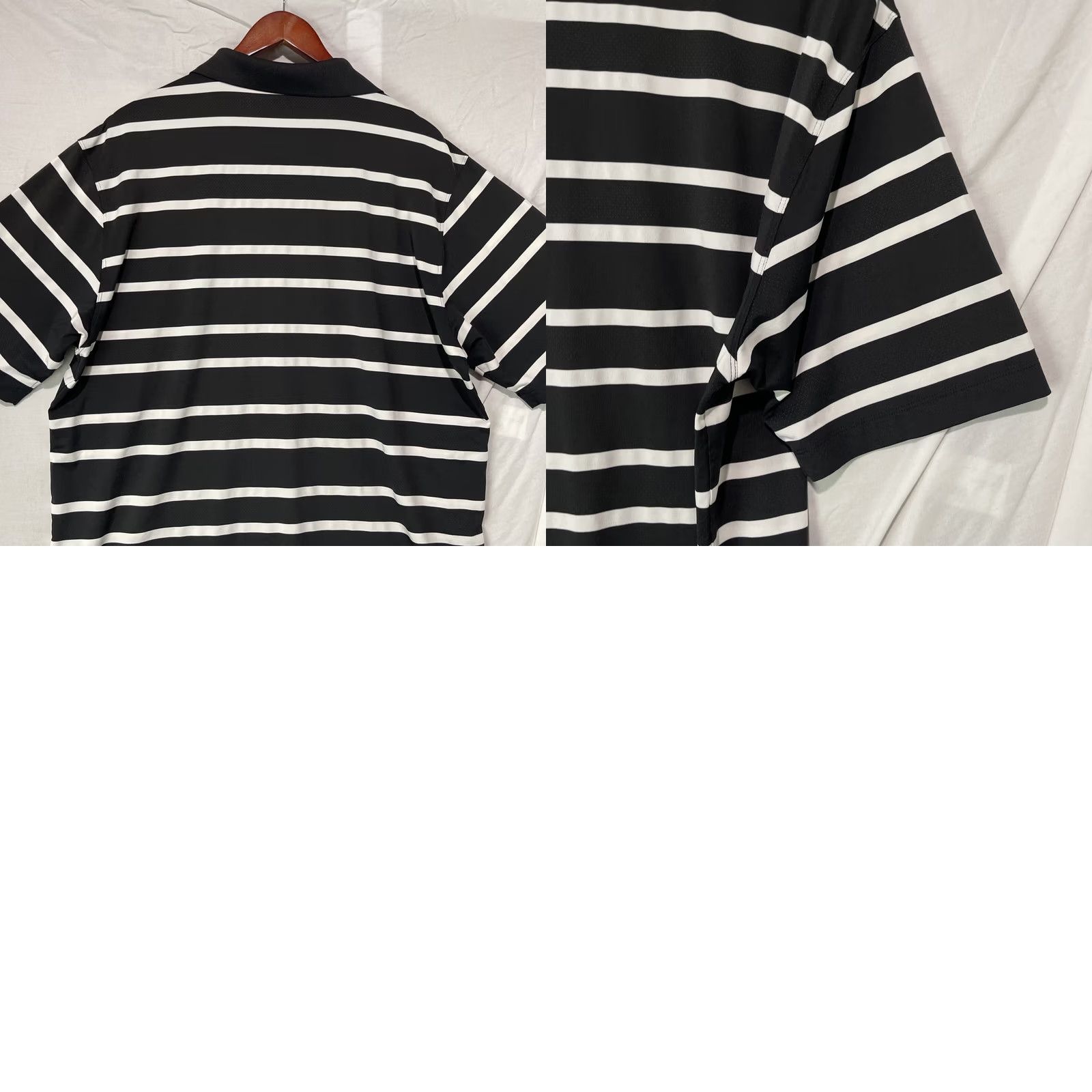Nike Nike Golf Shirt Polo Mens XL Dri Fit Black Striped Button Size US XL / EU 56 / 4 - 9 Thumbnail