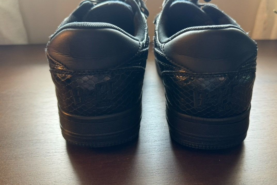Bape Snakeskin Bapesta Size US 10 / EU 43 - 7 Thumbnail