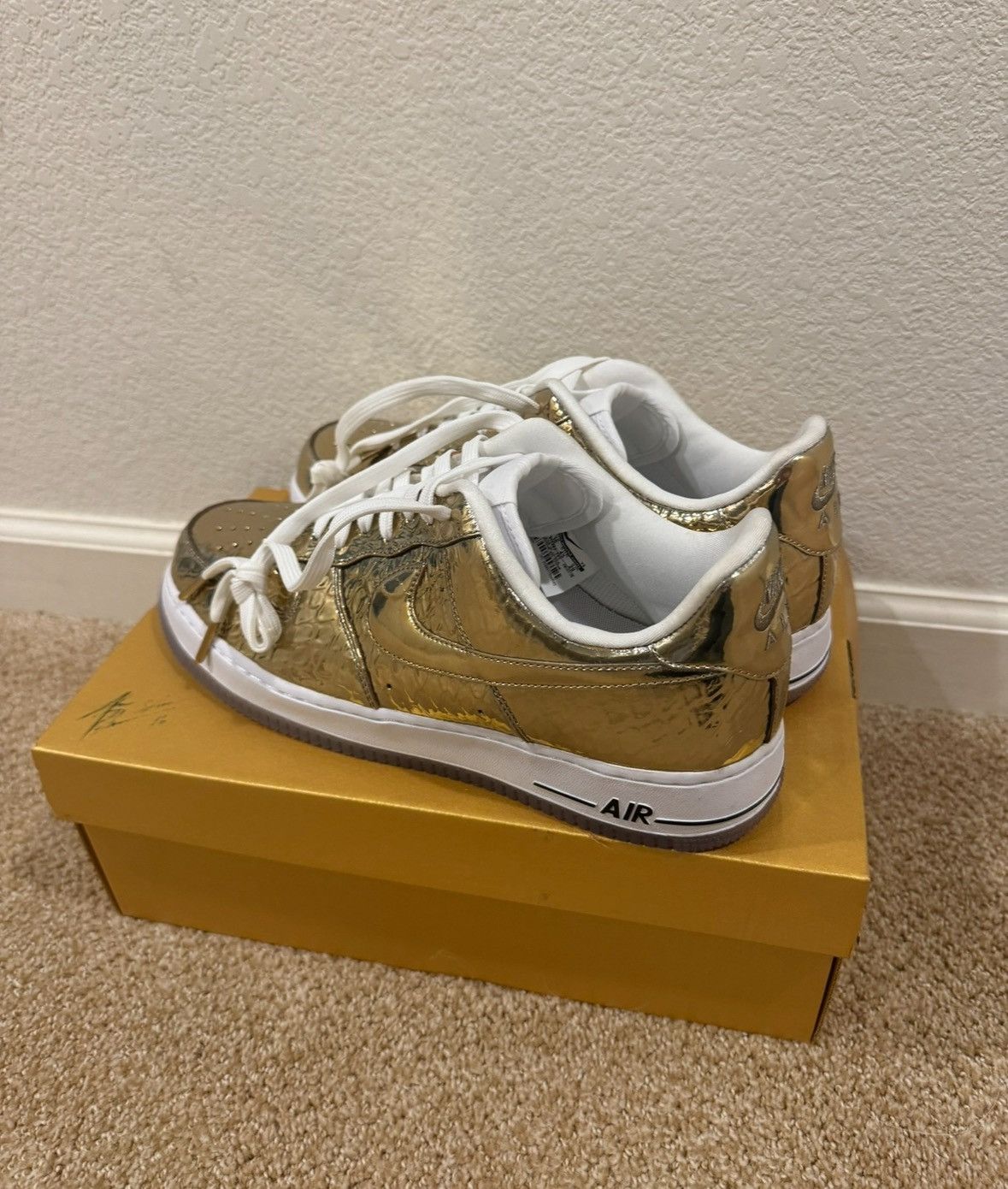 Nike Nike Air Force 1 Precious Metal (men’s size 11) New Size US 11 / EU 44 - 4 Thumbnail