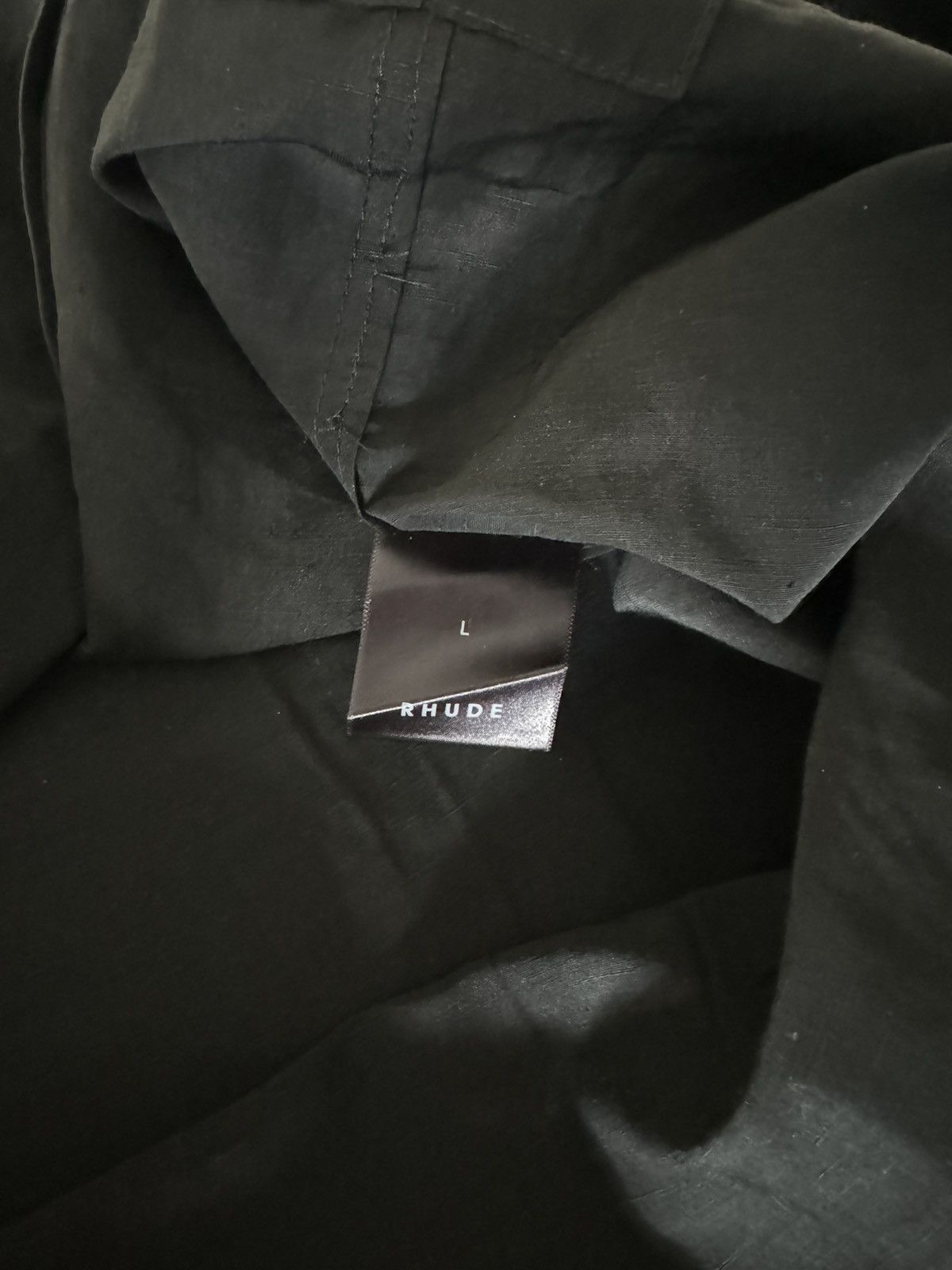 Rhude Mens Malta Boxy Mandarin Collar Shirt Size US L / EU 52-54 / 3 - 4 Thumbnail