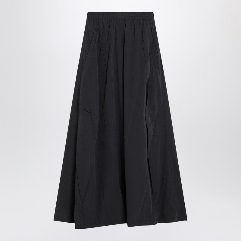 Balenciaga Balenciaga Black Washed Cotton Maxi Skirt | Grailed