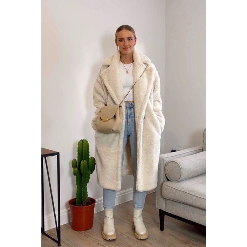 Nine West Nine West double-breasted teddy coat Daisy Dew 2XL pockets Size XXL / US 16-18 / IT 52-54 - 10 Thumbnail