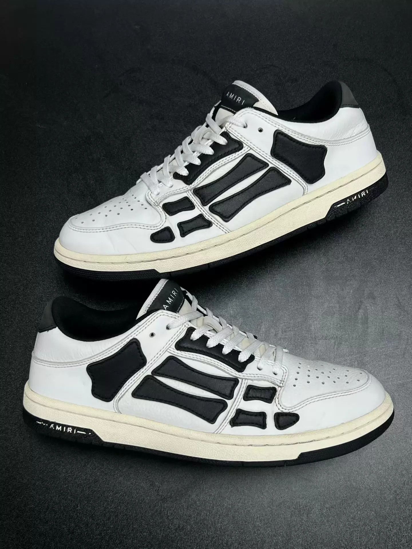 Amiri AMIRI Bone Low Top Sneaker White/Black Size 41 Size US 8 / EU 41 - 5 Thumbnail