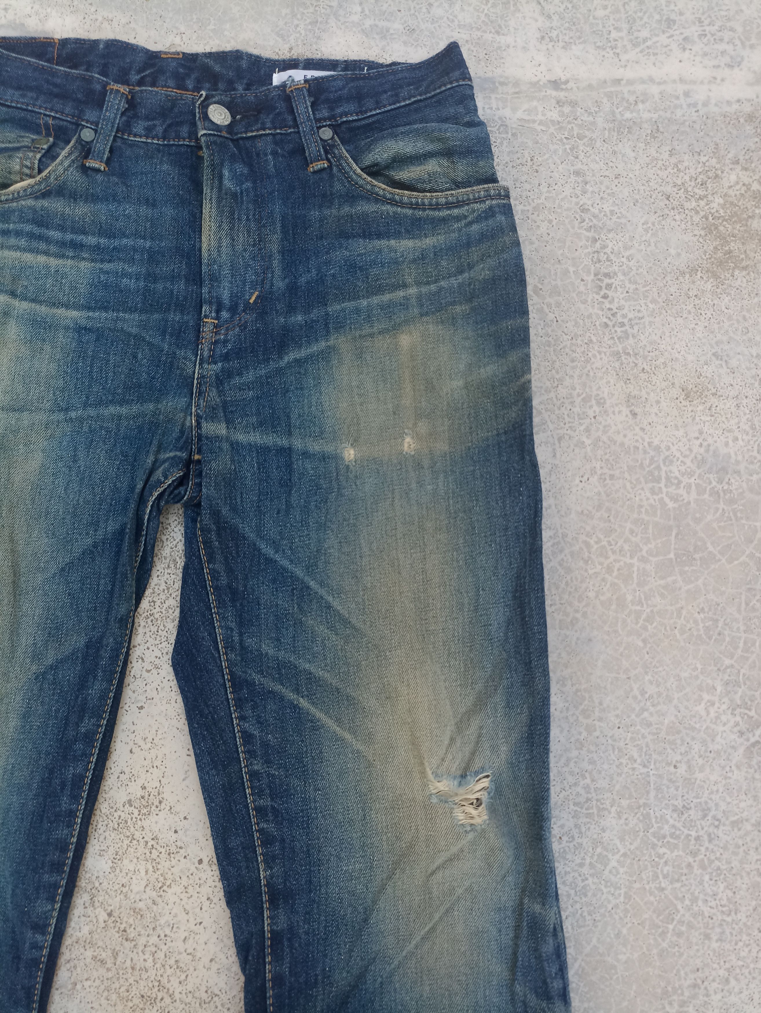 Beauty Beast Vintage Edwin jeans distressed If six was nine Size US 30 / EU 46 - 9 Thumbnail