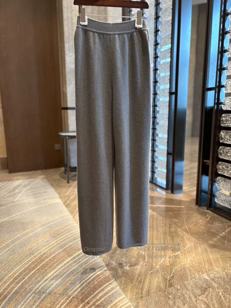 Loro Piana Loro Piana Cashmere Knit Long Pants Size 27" / US 4 / IT 40 - 2 Thumbnail