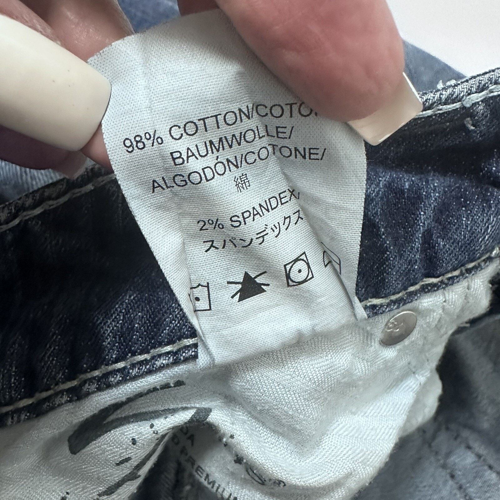 Silver Jeans Co. Silver Aiko Jeans Western Distressed Hip Hugger Bootcut Size 28" / US 6 / IT 42 - 5 Thumbnail